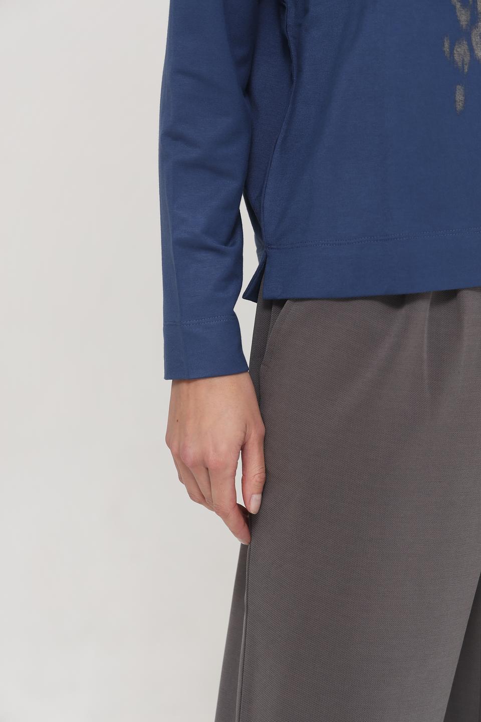 Футболка Gerry Weber EDITION синяя с принтом