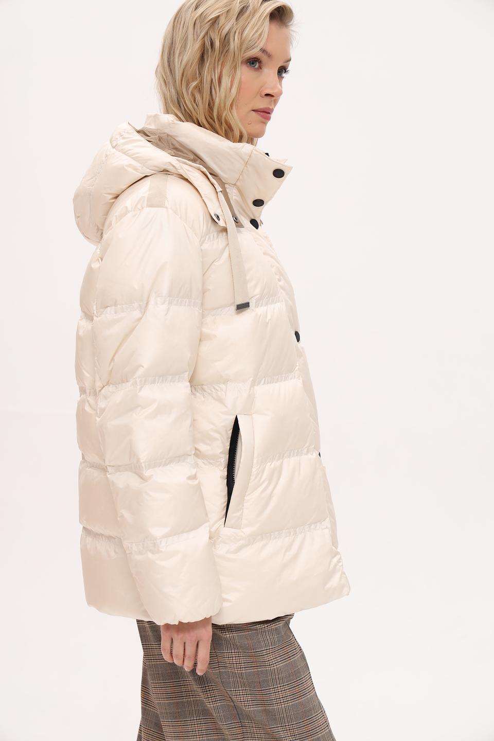Куртка White Label стеганая бежевая