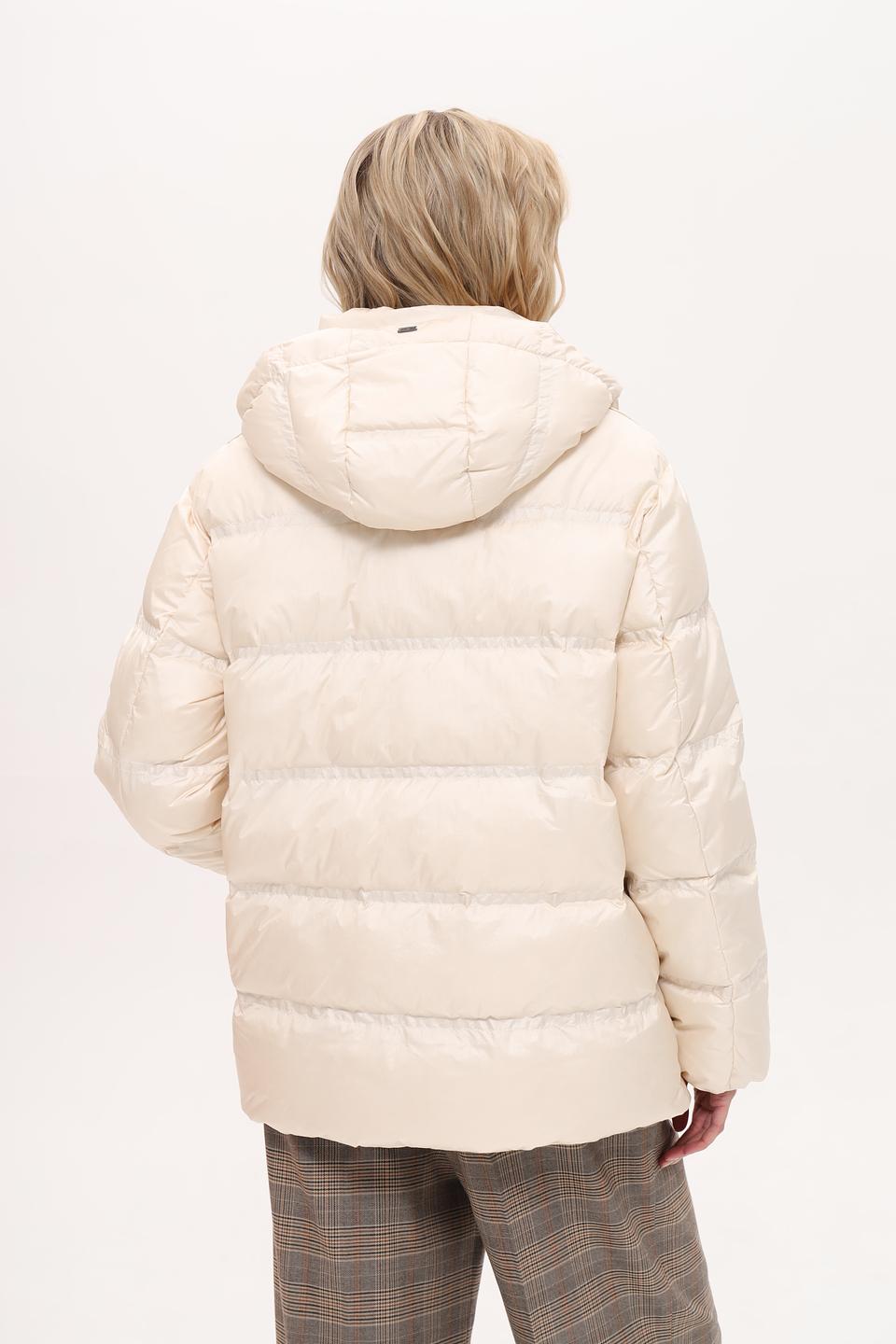 Куртка White Label стеганая бежевая