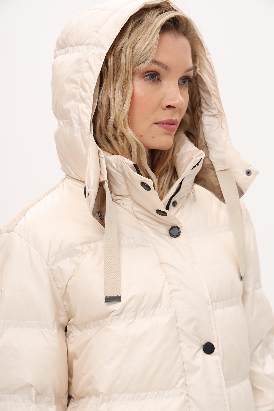 Куртка White Label стеганая бежевая