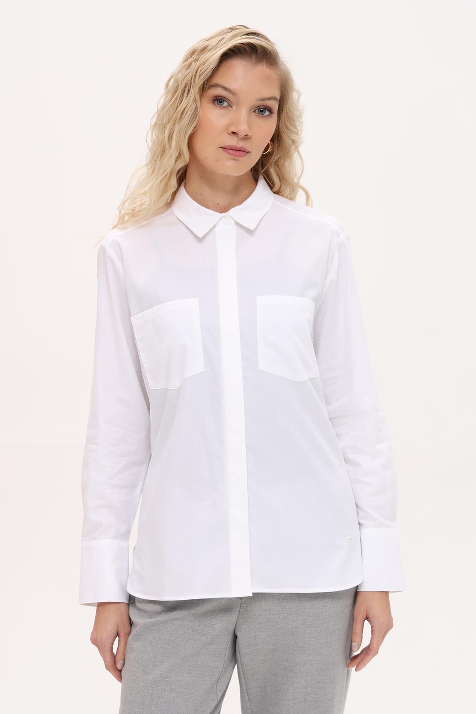 Рубашка Olsen приталенная белая