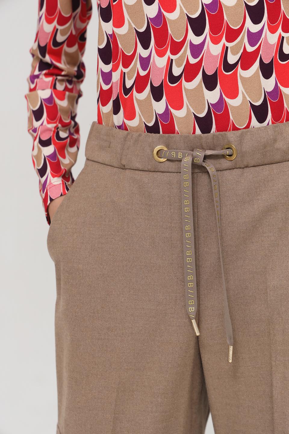 Брюки Bianca карго бежевые