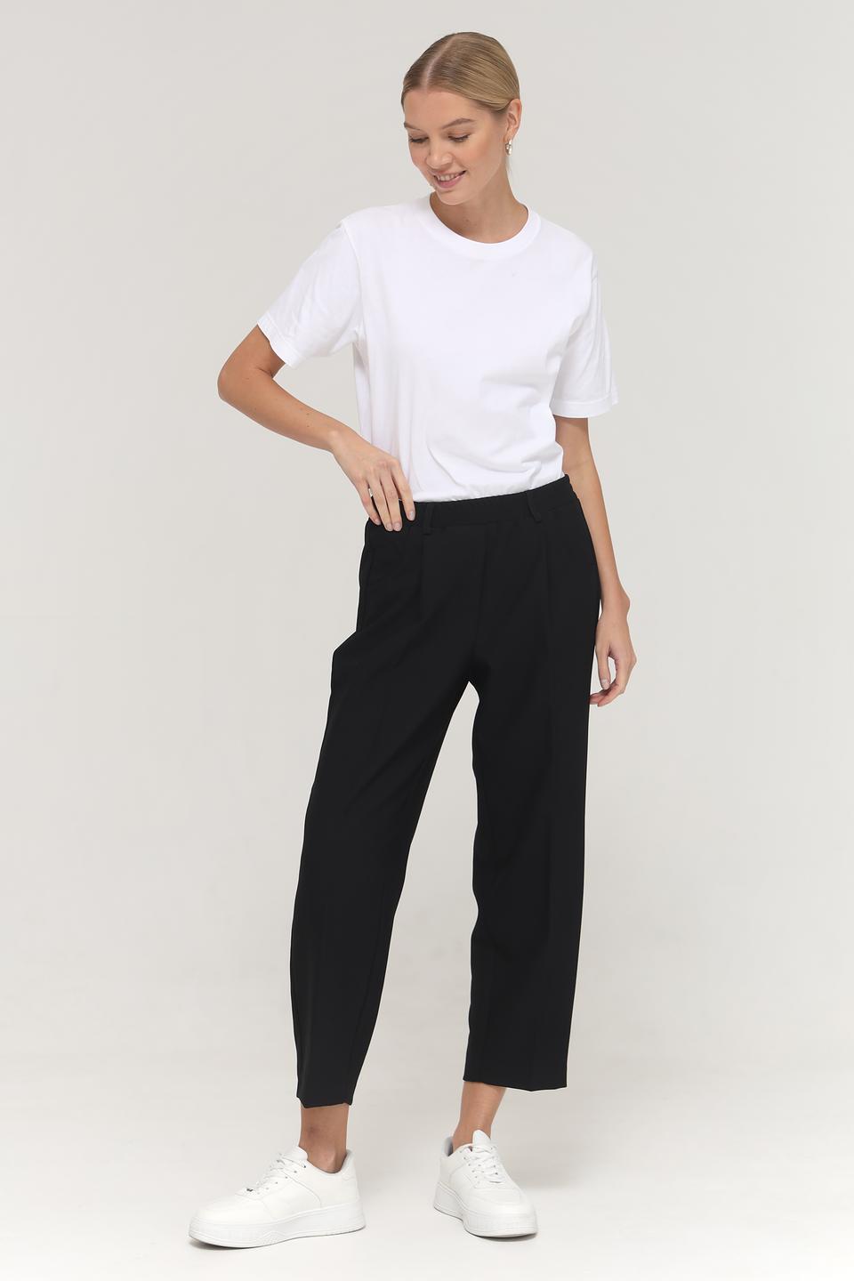 Брюки Bugatti чёрные кюлоты