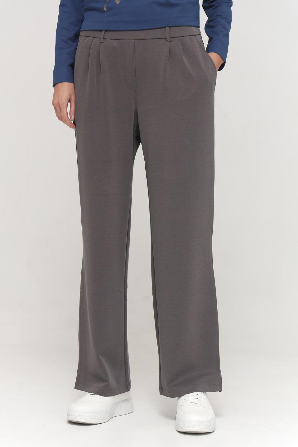 Брюки Lebek серые широкие