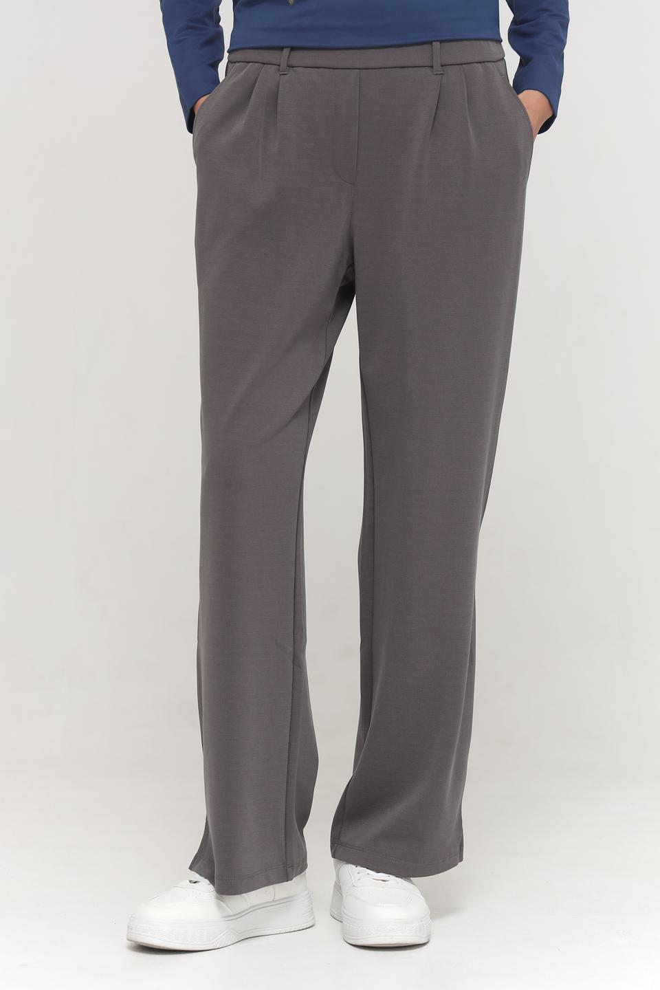 Брюки Lebek серые широкие