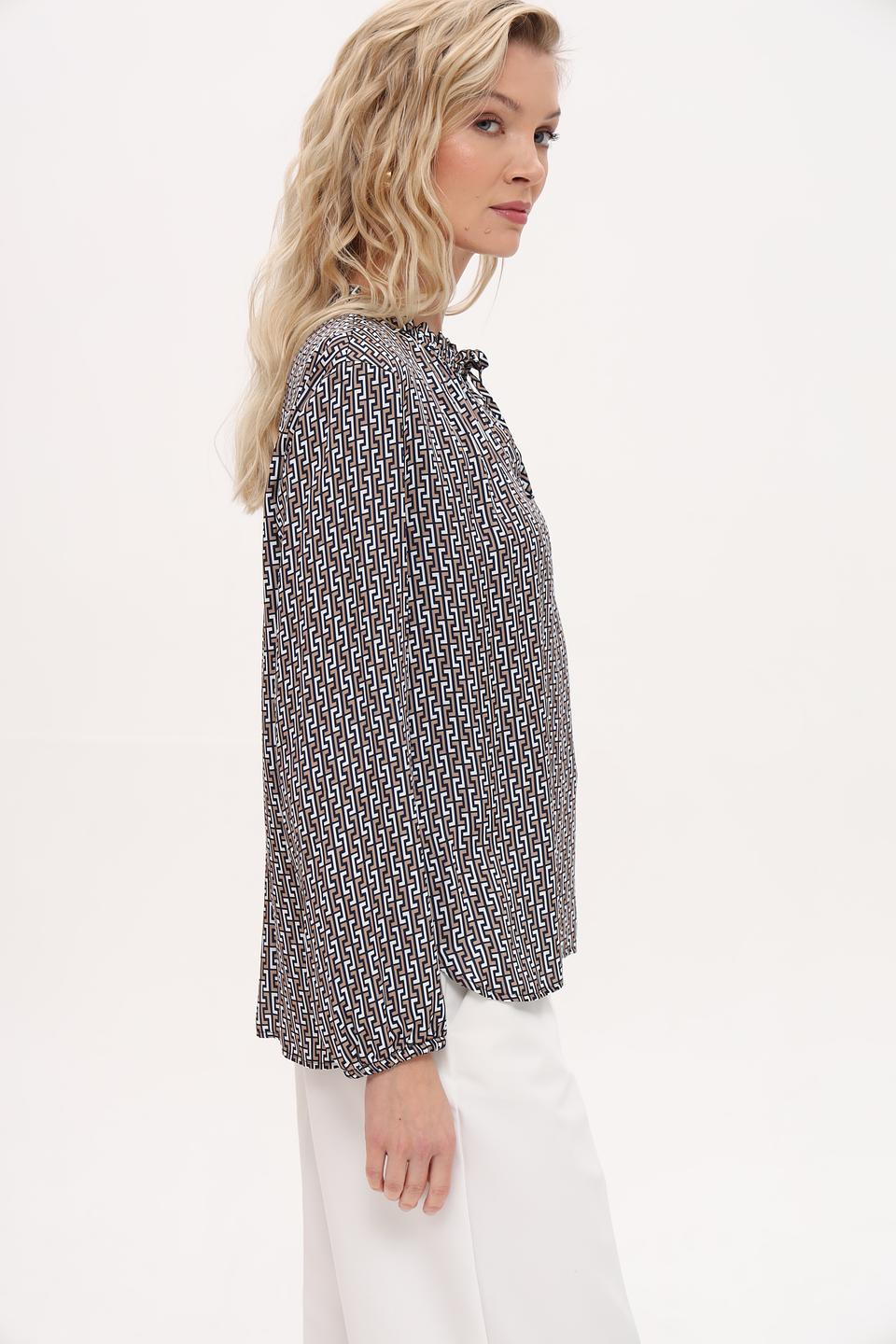 Блуза Frank Walder в геометрический принт