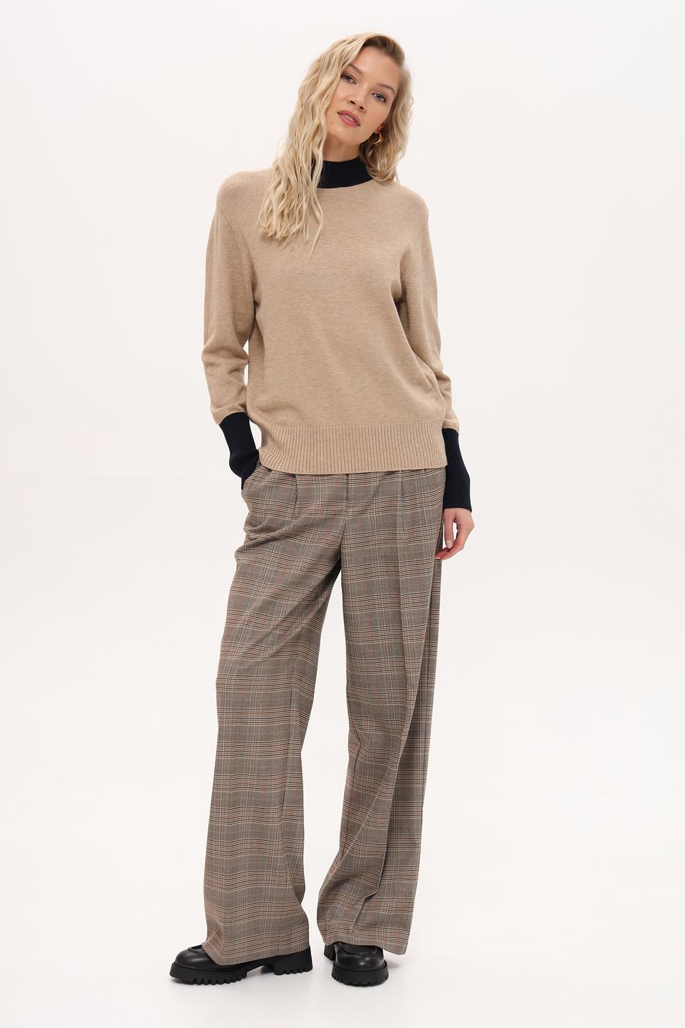 Брюки кл Oui женские в клетку