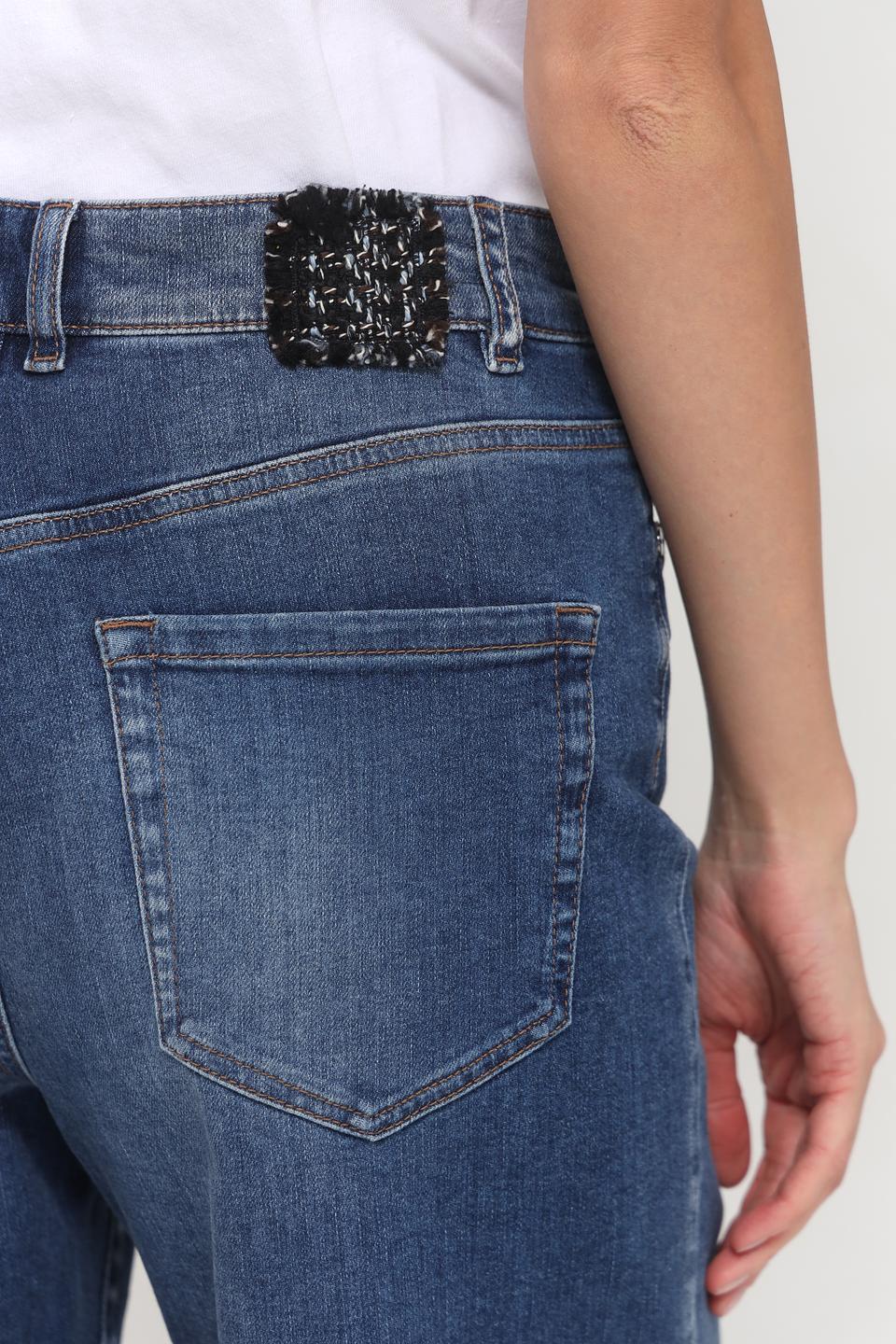 Джинсы клеш Marc Cain синие