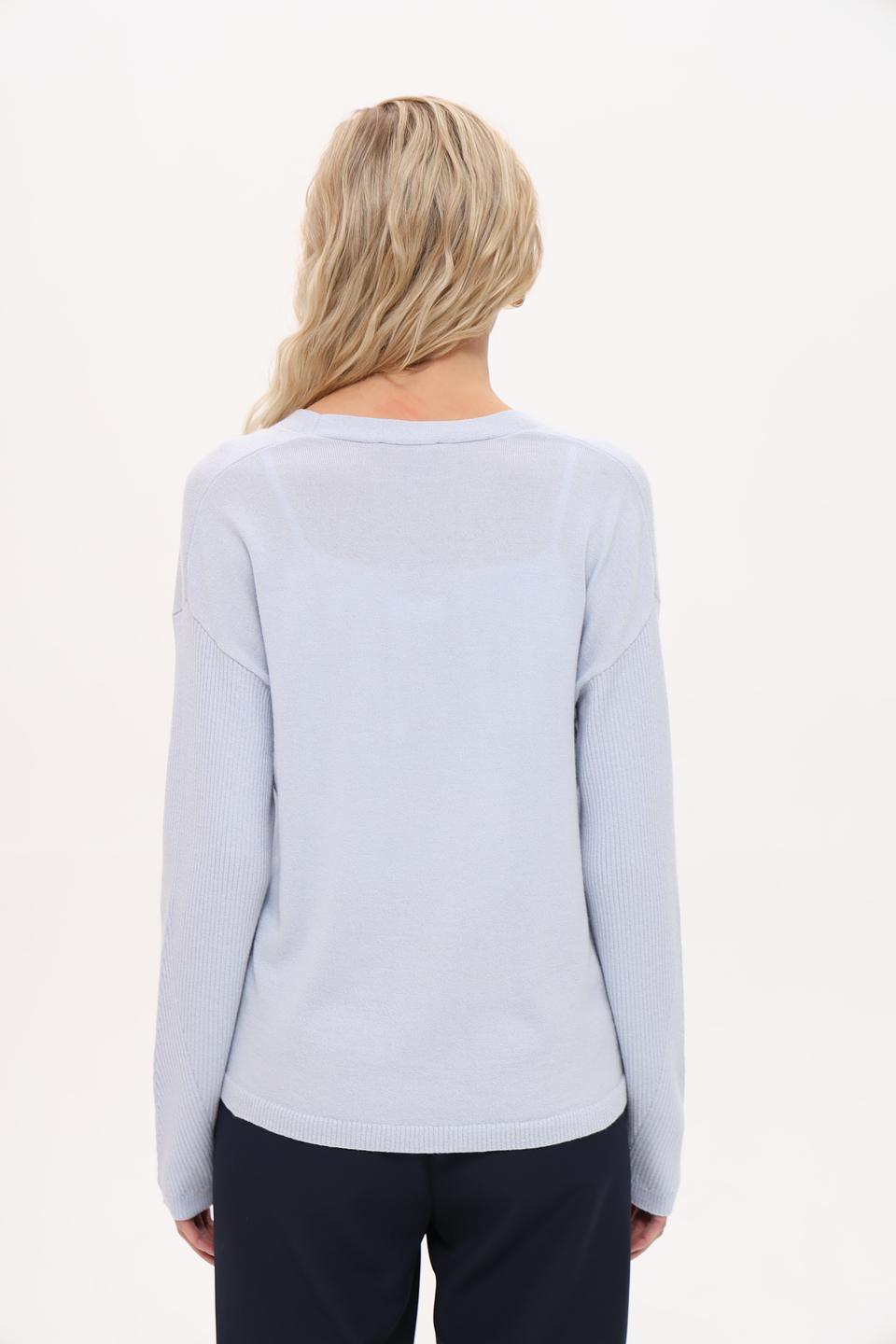 Жакет Pezzo вязаный голубой