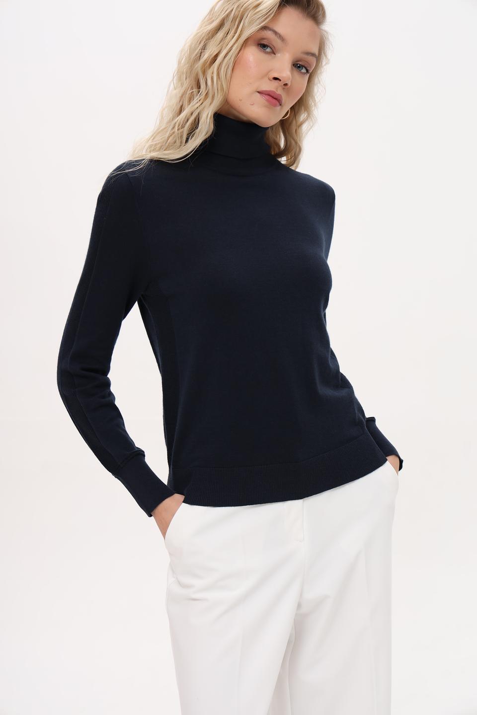 Водолазка Pezzo тёмно-синяя