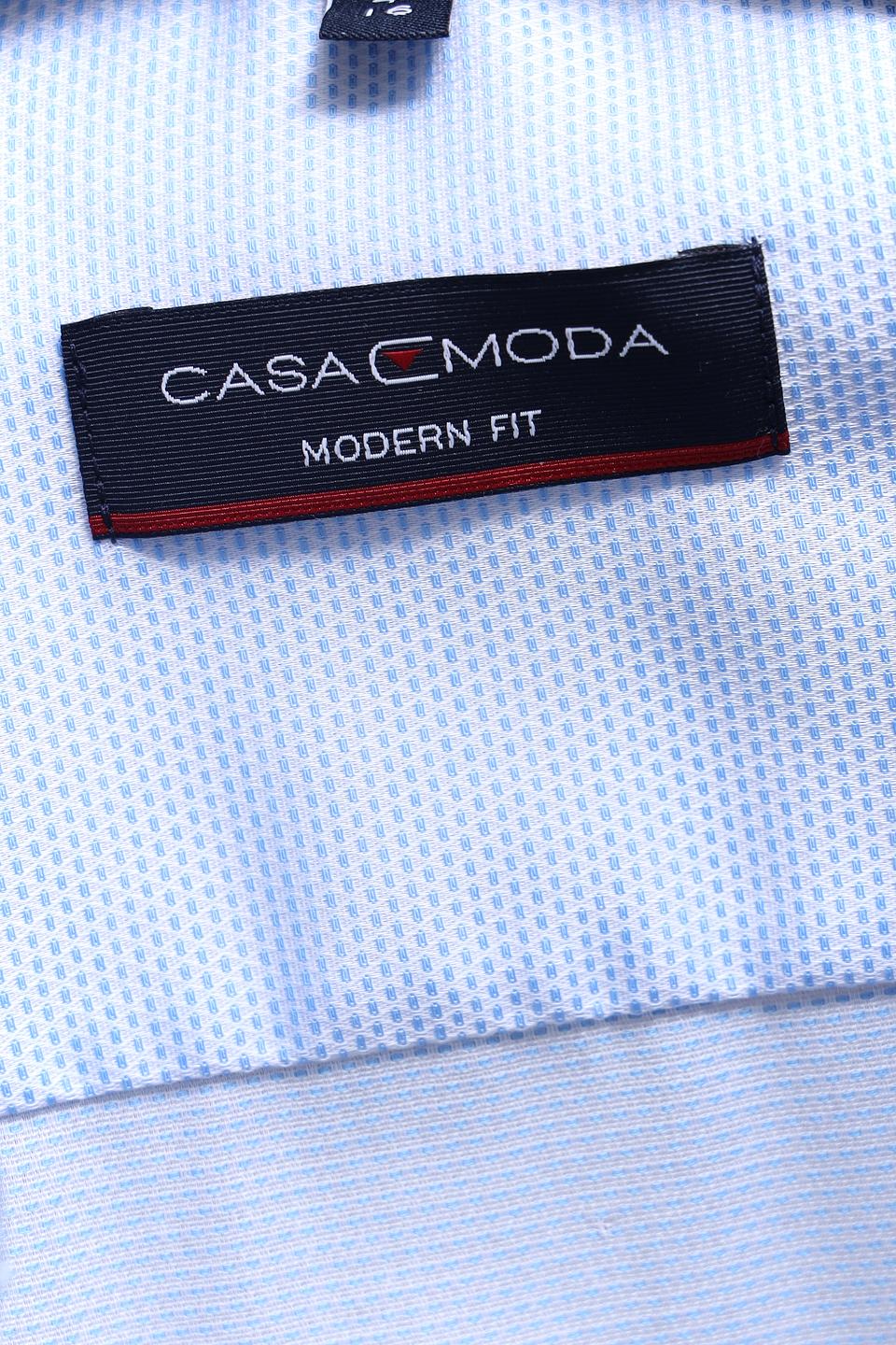 Рубашка Casa Moda голубая приталенная