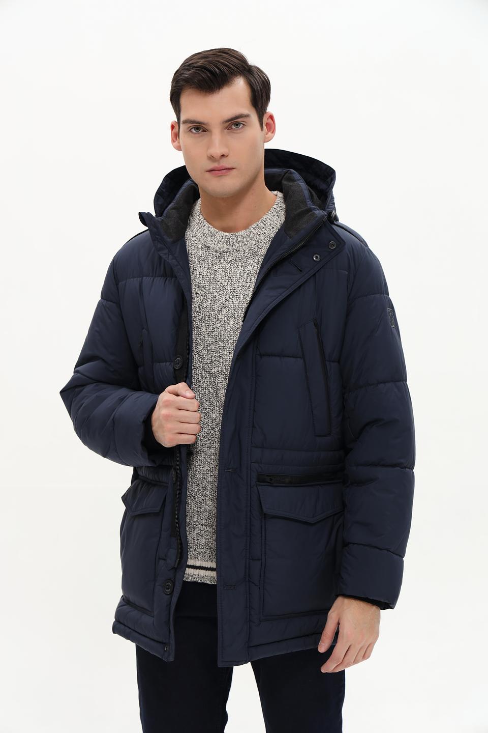 Куртка Bugatti стеганая синяя