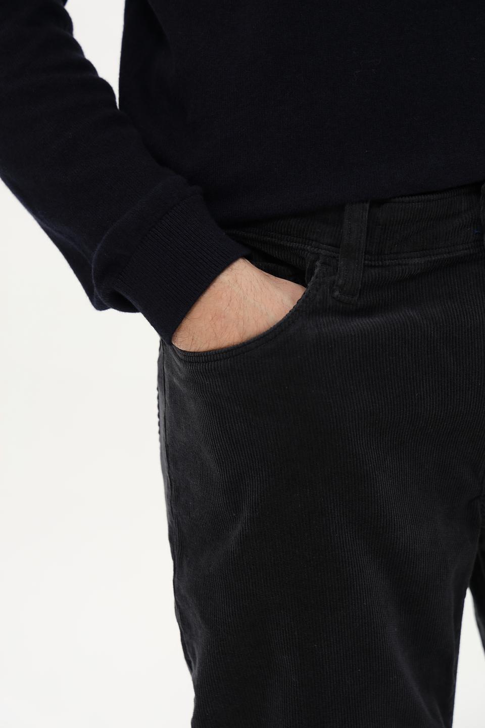 Брюки вельветовые Hattric чёрные