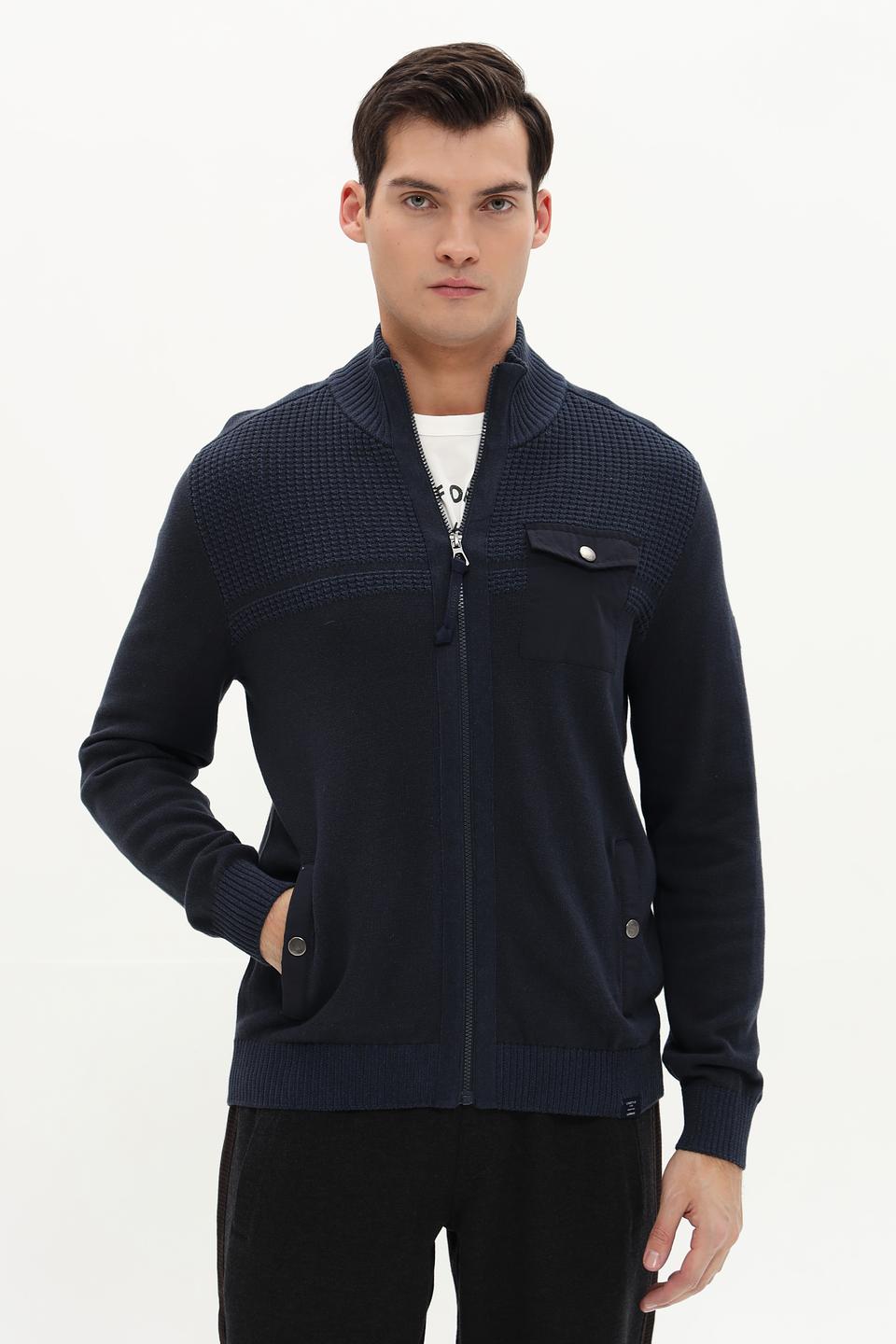 Кардиган Lerros мужской тёмно-синий