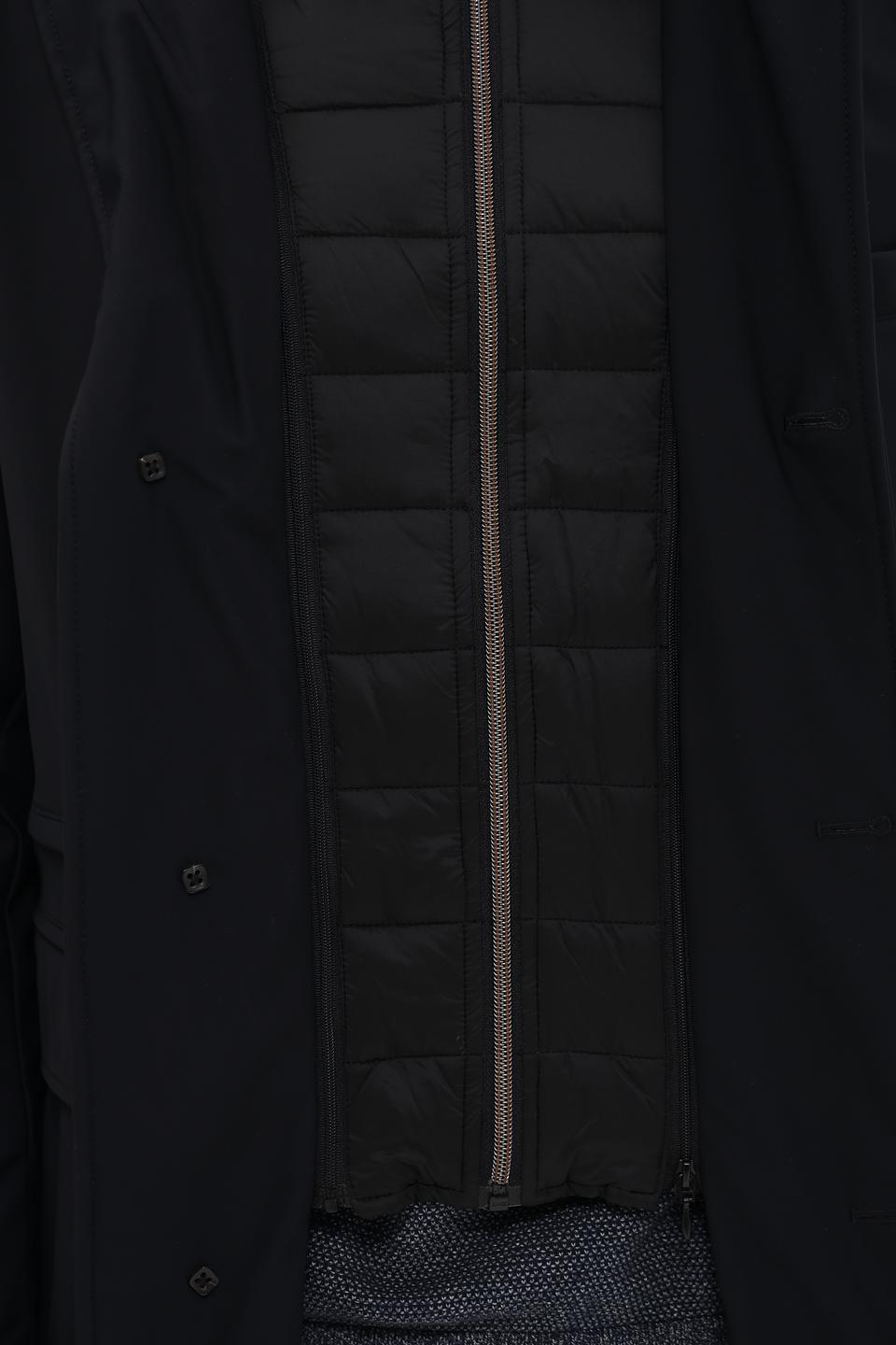 Куртка Bugatti чёрная приталенная