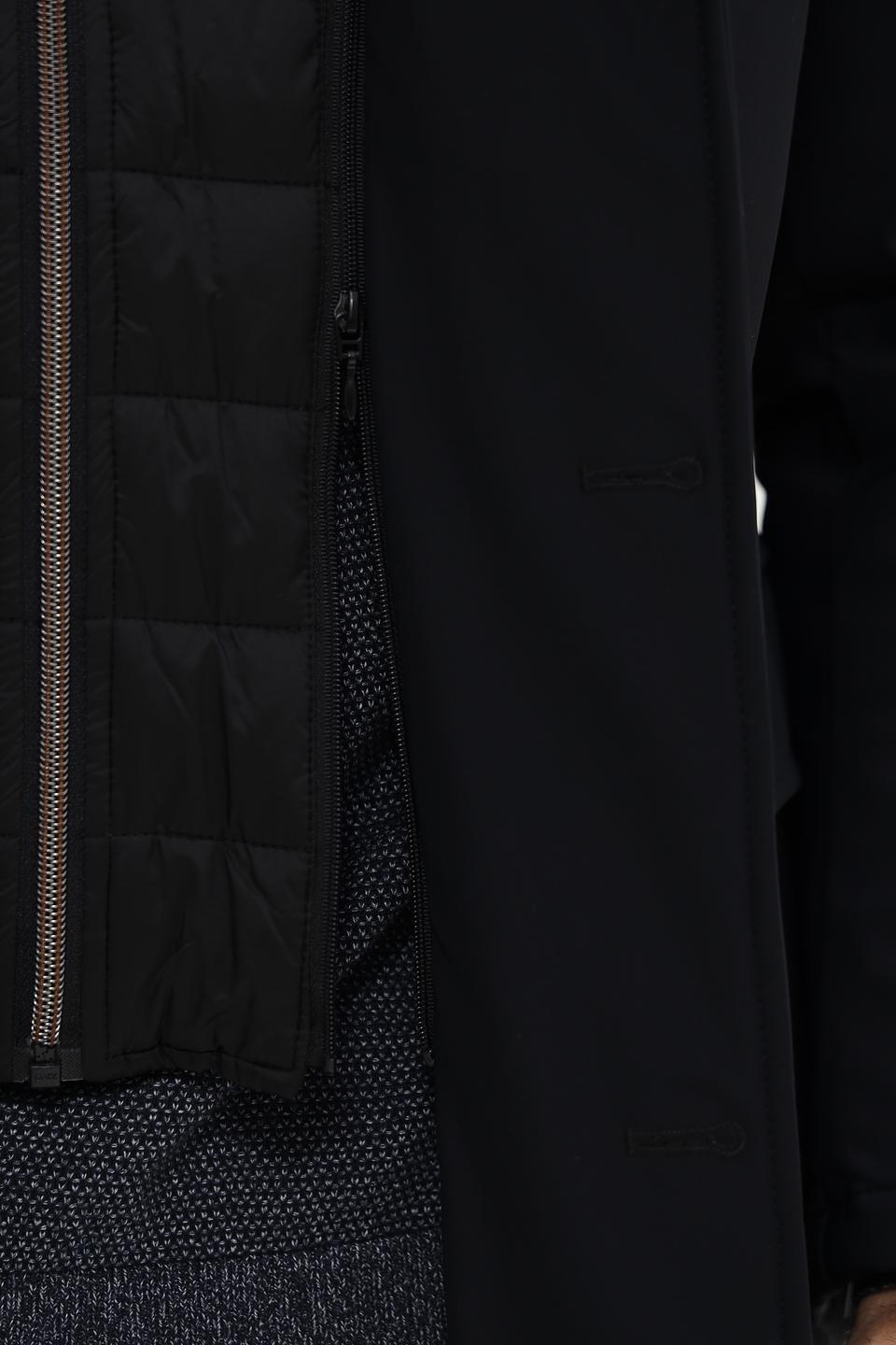 Куртка Bugatti чёрная приталенная