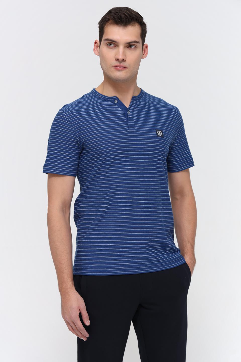 Футболка Lerros полосатая синяя