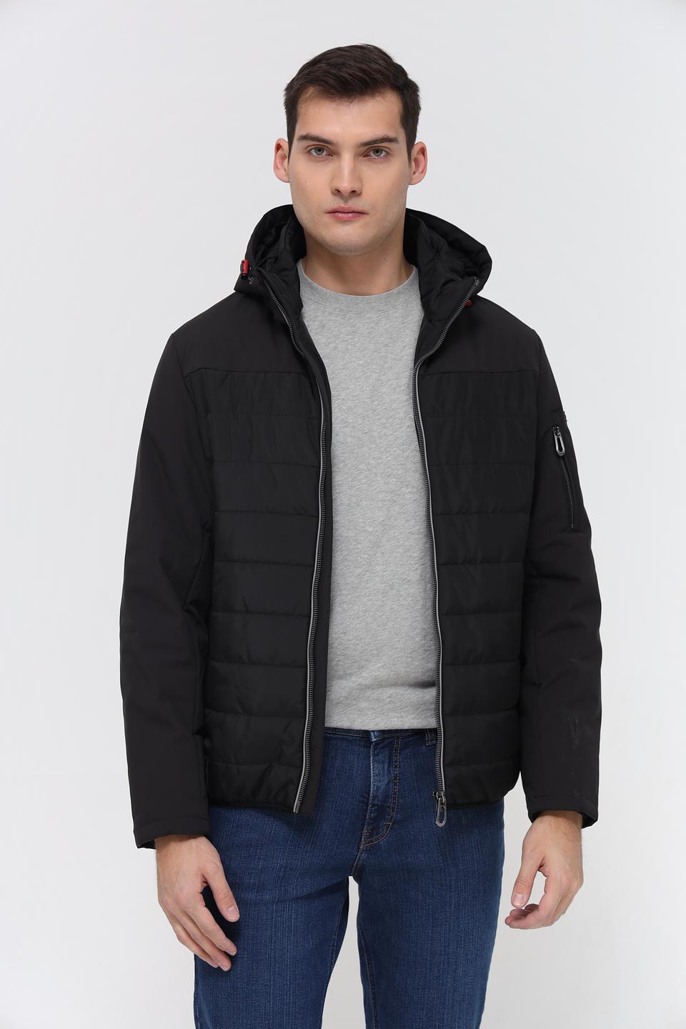 Куртка Bugatti стеганая чёрная