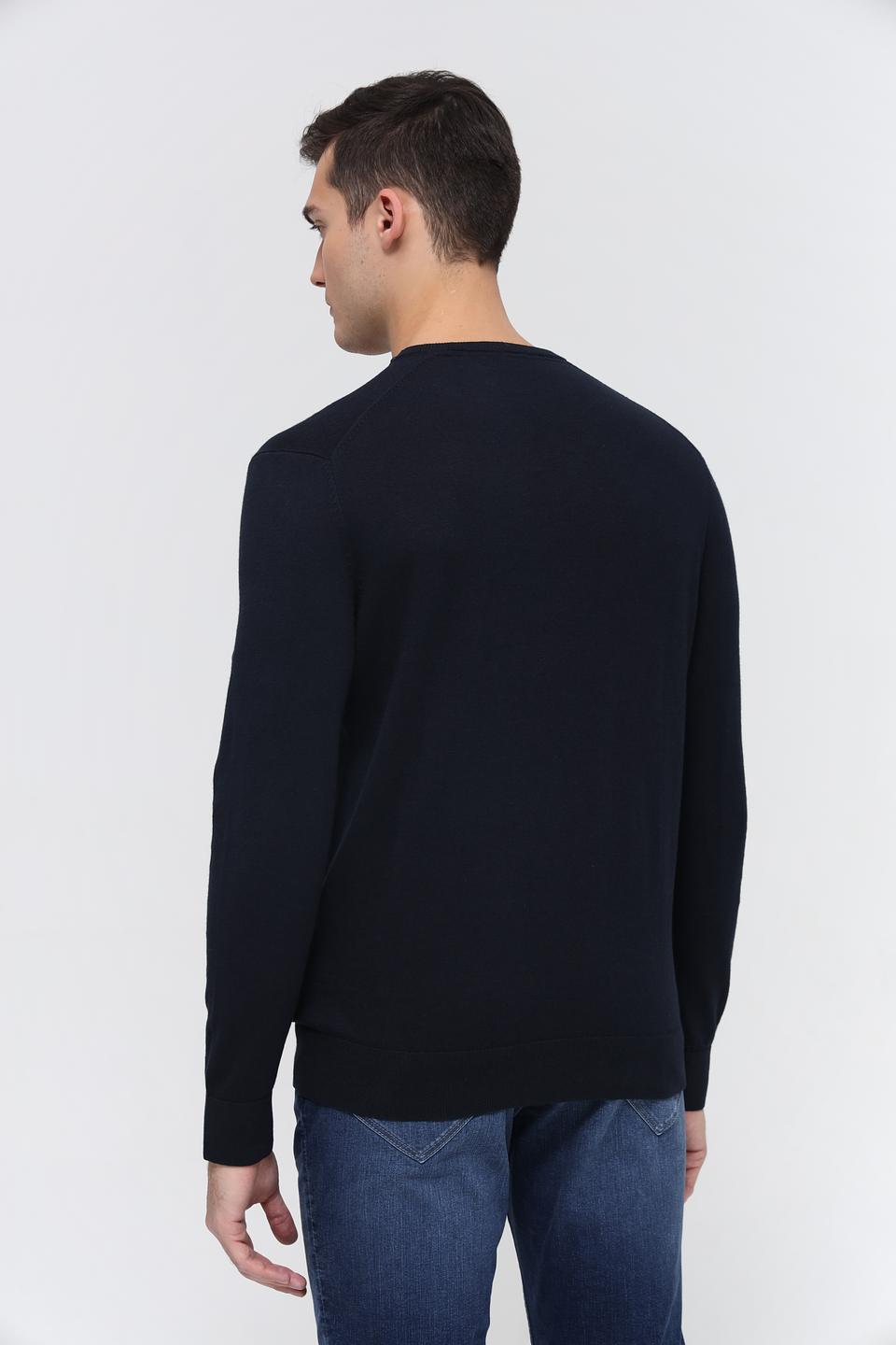 Джемпер Bugatti V-образный вырез чёрный