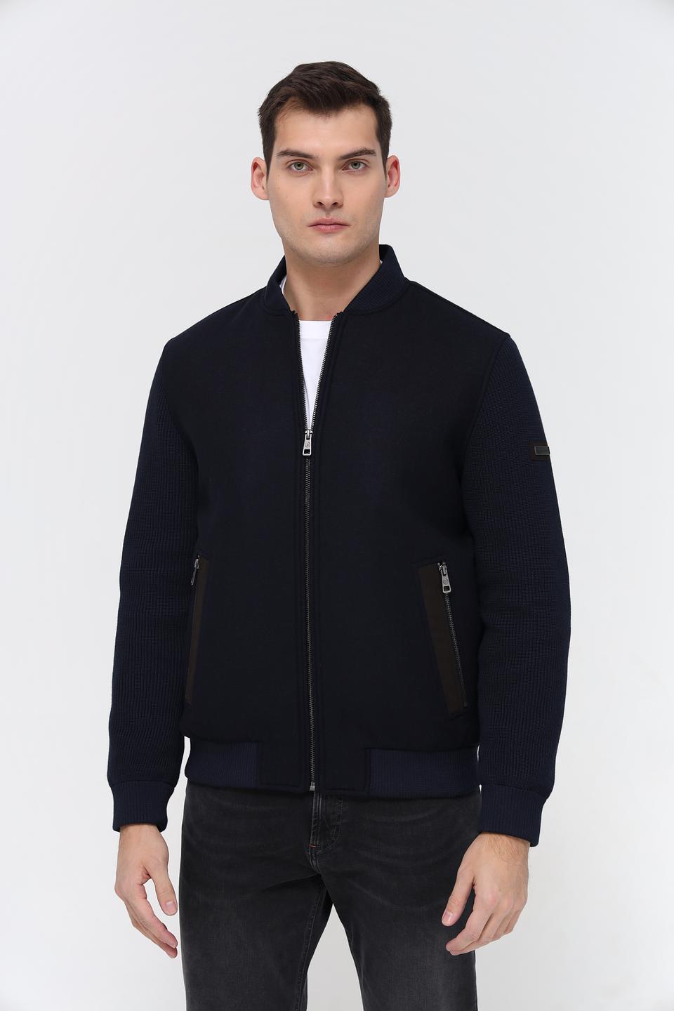 Ветровка Bugatti мужская тёмно-синяя