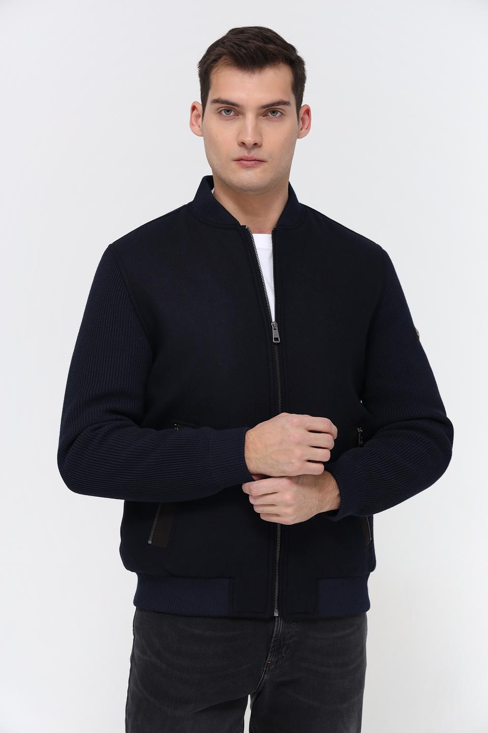 Ветровка Bugatti мужская тёмно-синяя