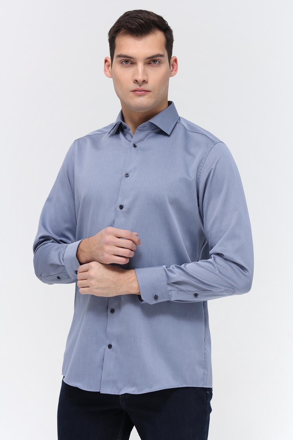 Рубашка Venti men голубая