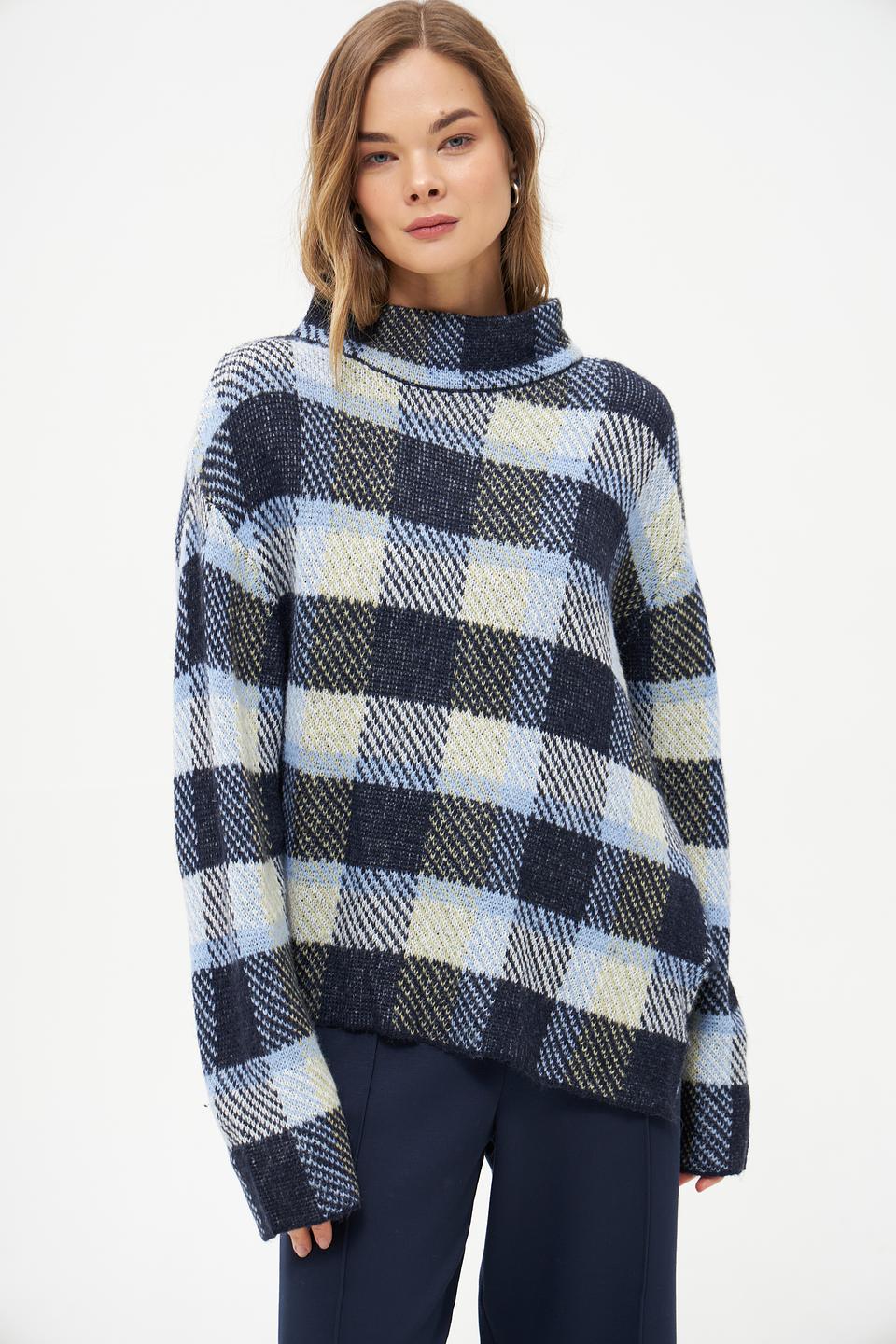 Пуловер Tom Tailor в клетку