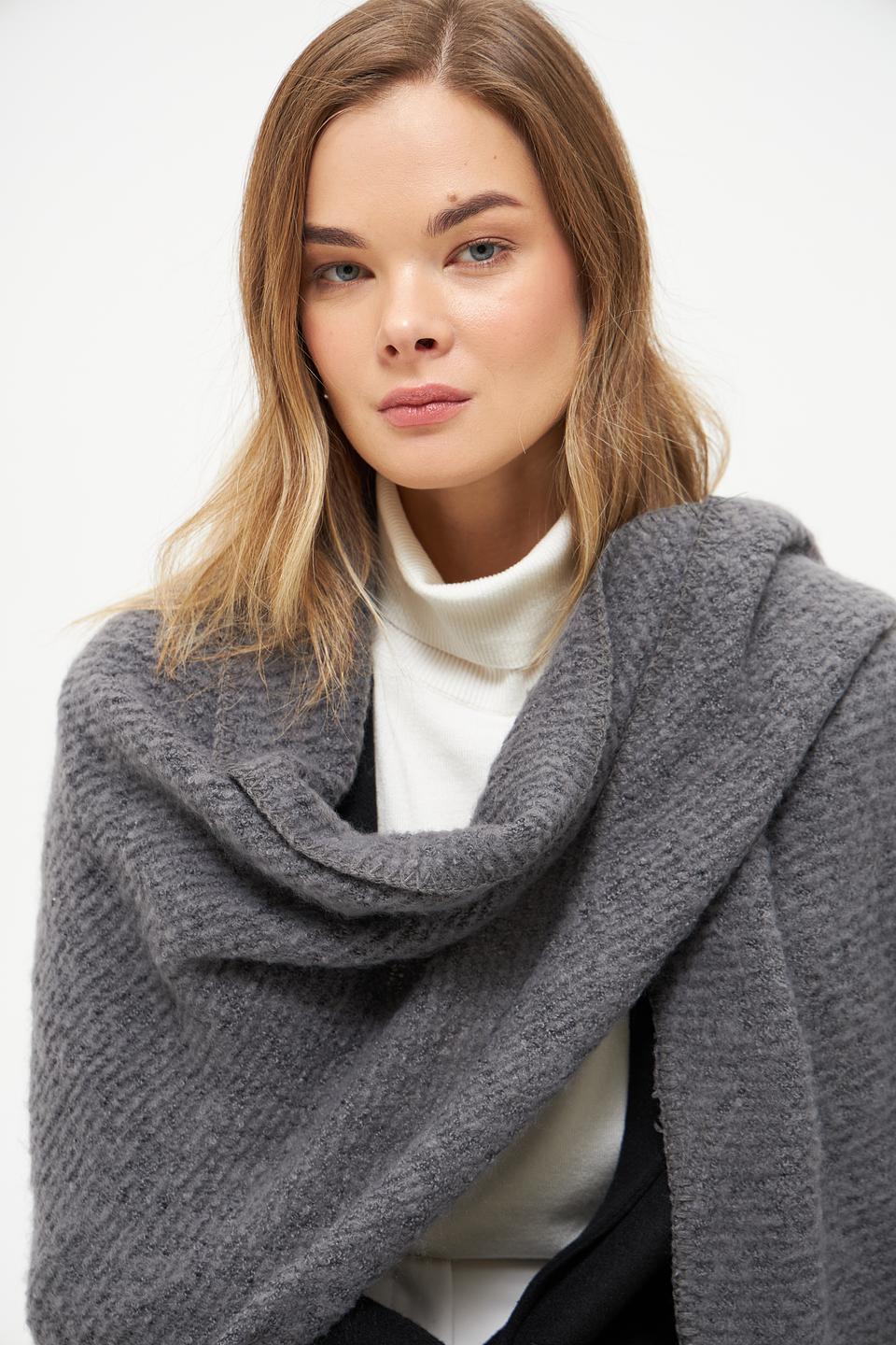 Шарф Tom Tailor серый