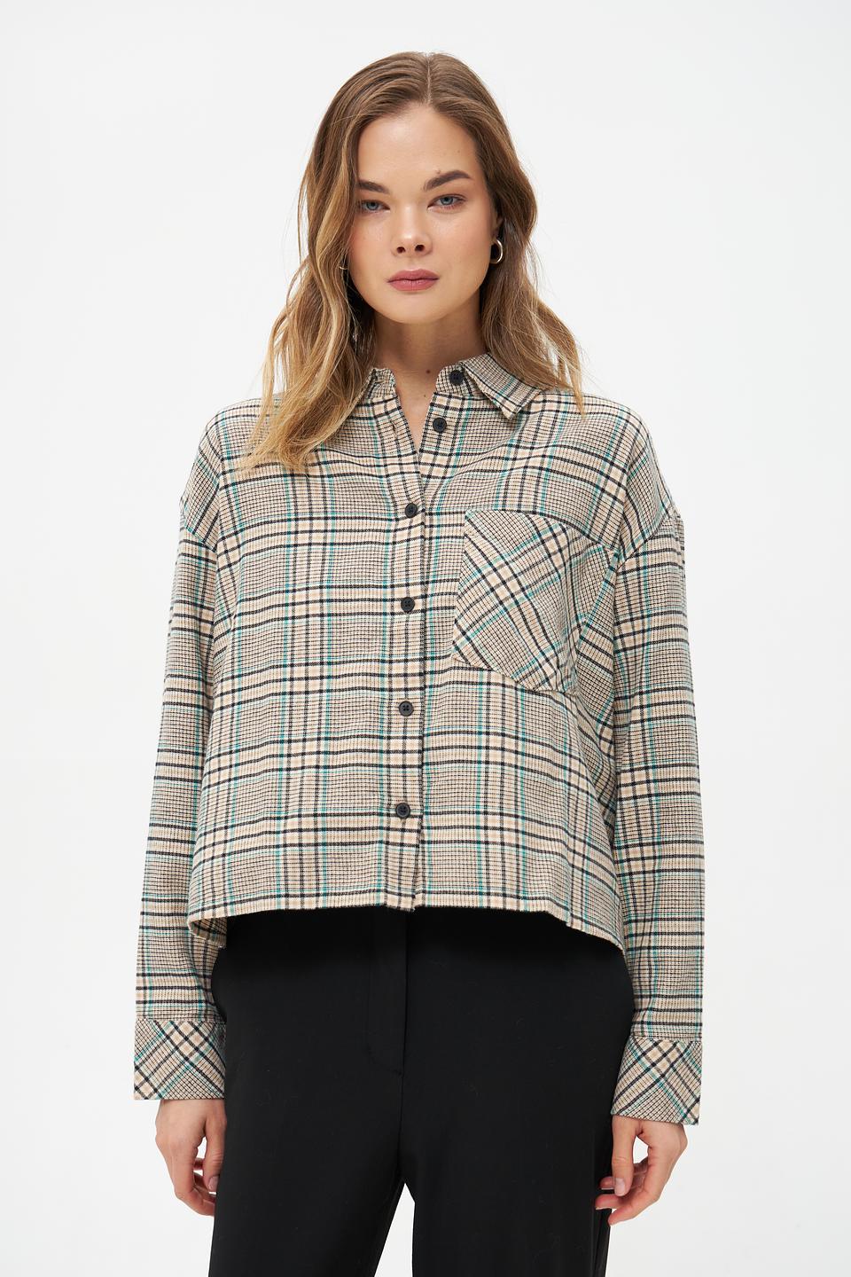 Жакет Tom Tailor denim в клетку