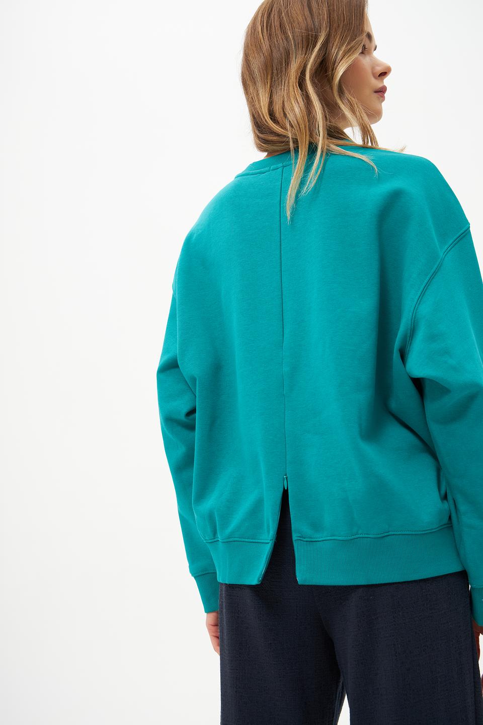 Толстовка Tom Tailor denim бирюзовая