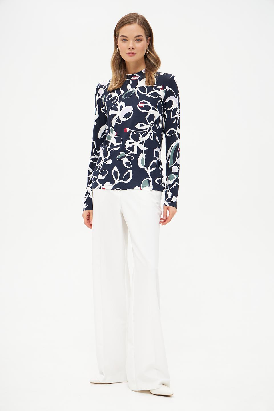 Пуловер Tom Tailor с цветочным принтом