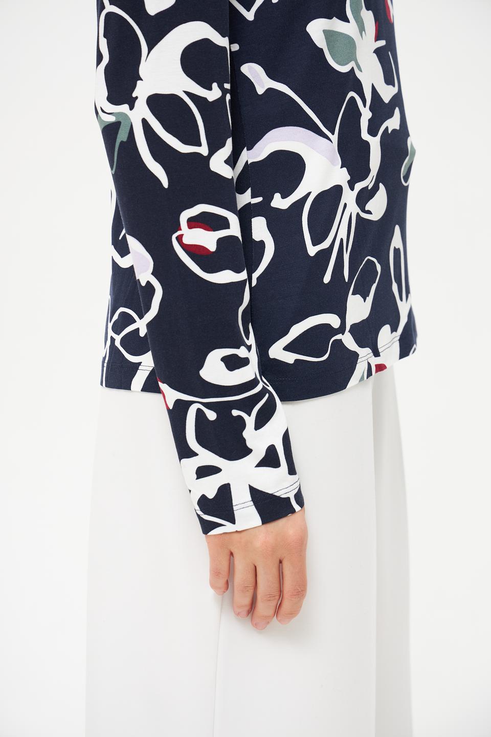 Пуловер Tom Tailor с цветочным принтом