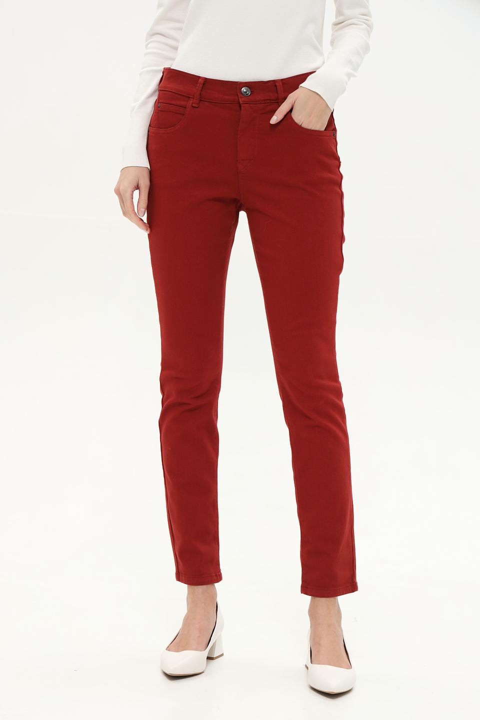 Джинсы Gardeur винного цвета