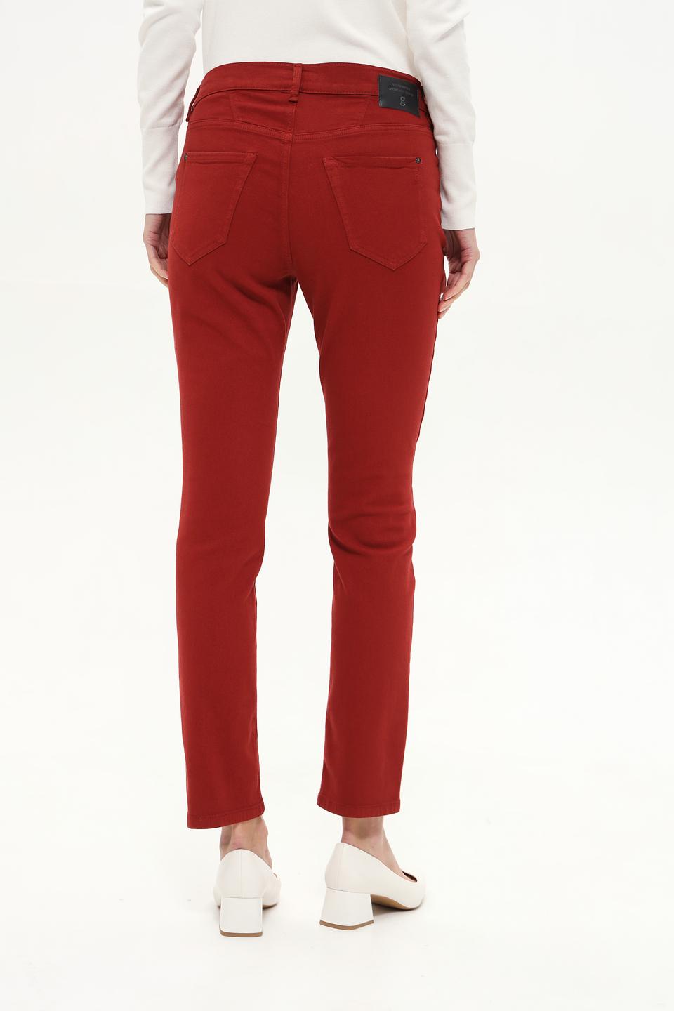 Джинсы Gardeur винного цвета