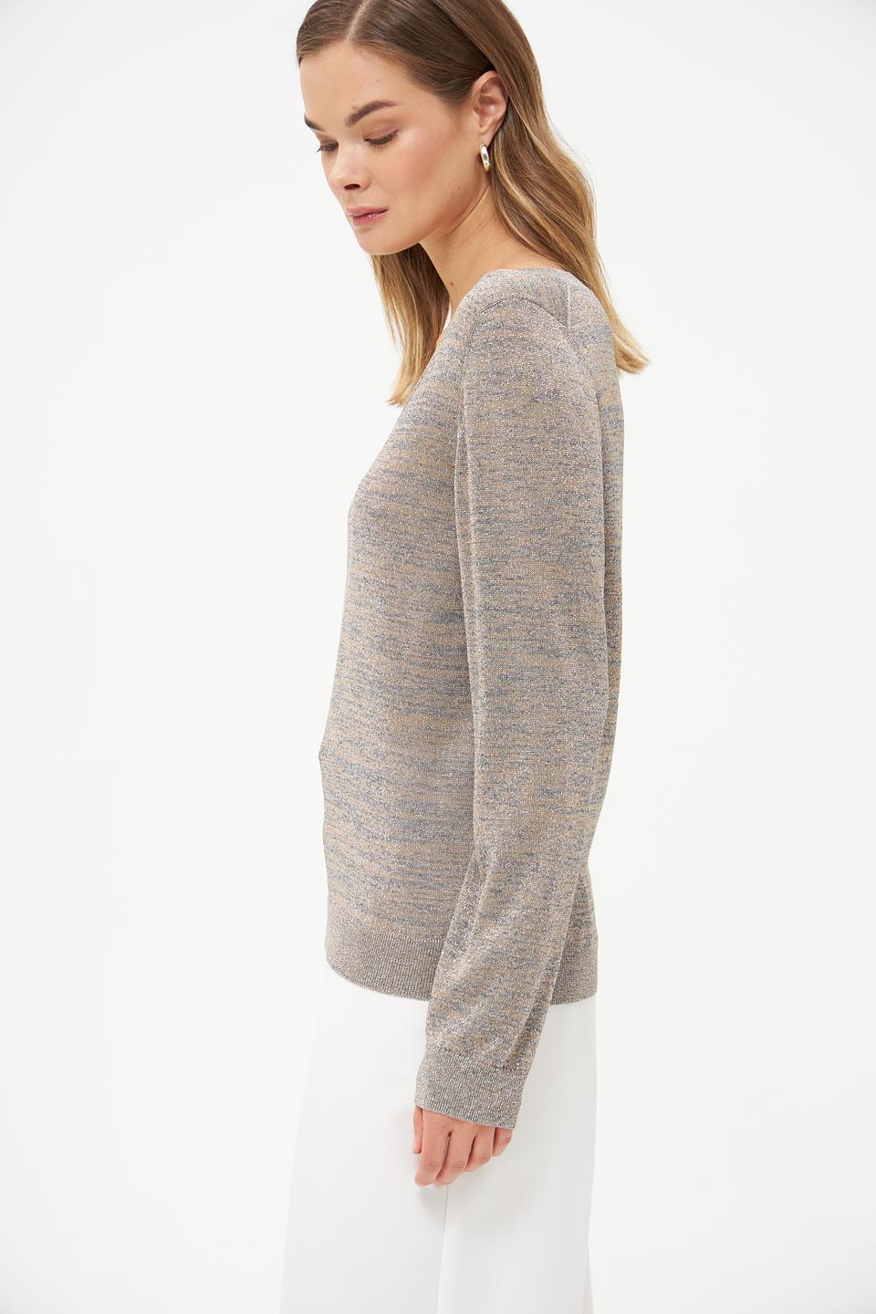 Пуловер Margittes с блеском бежевый