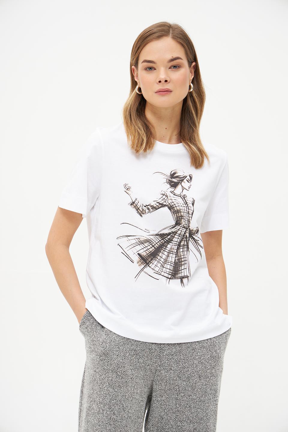 Футболка Rich and Royal с принтом