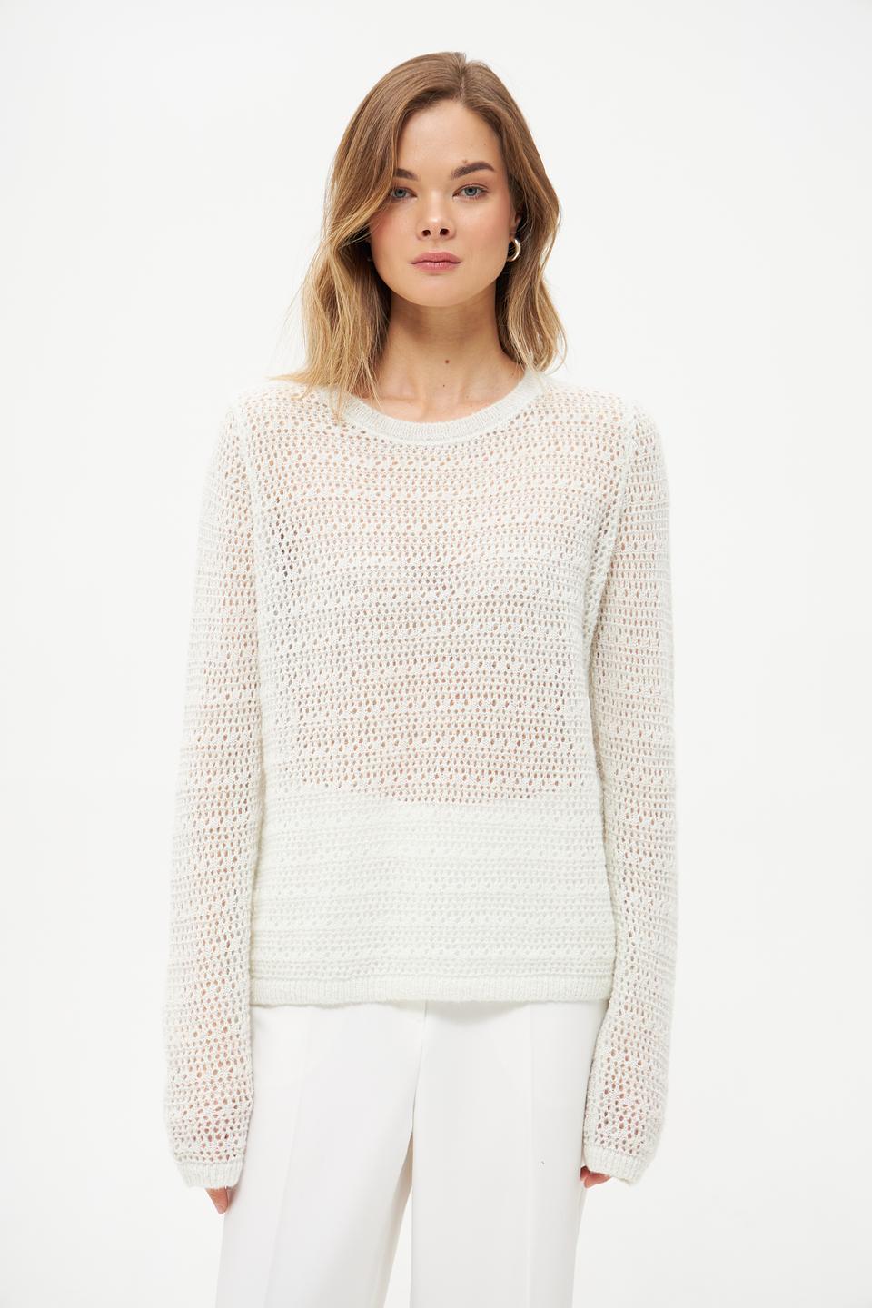 Пуловер Bugatti ажурный