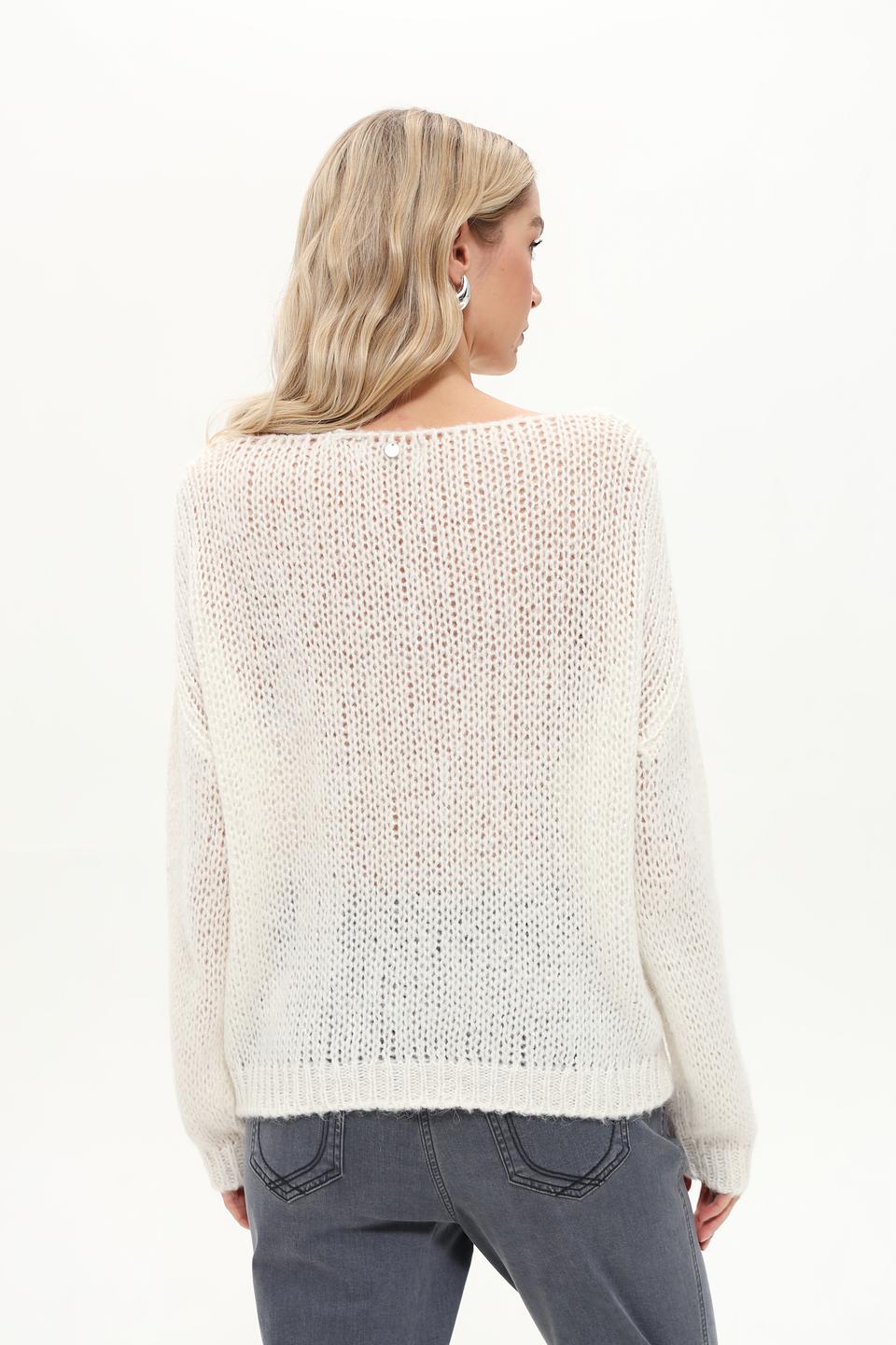 Пуловер Rich and Royal молочный