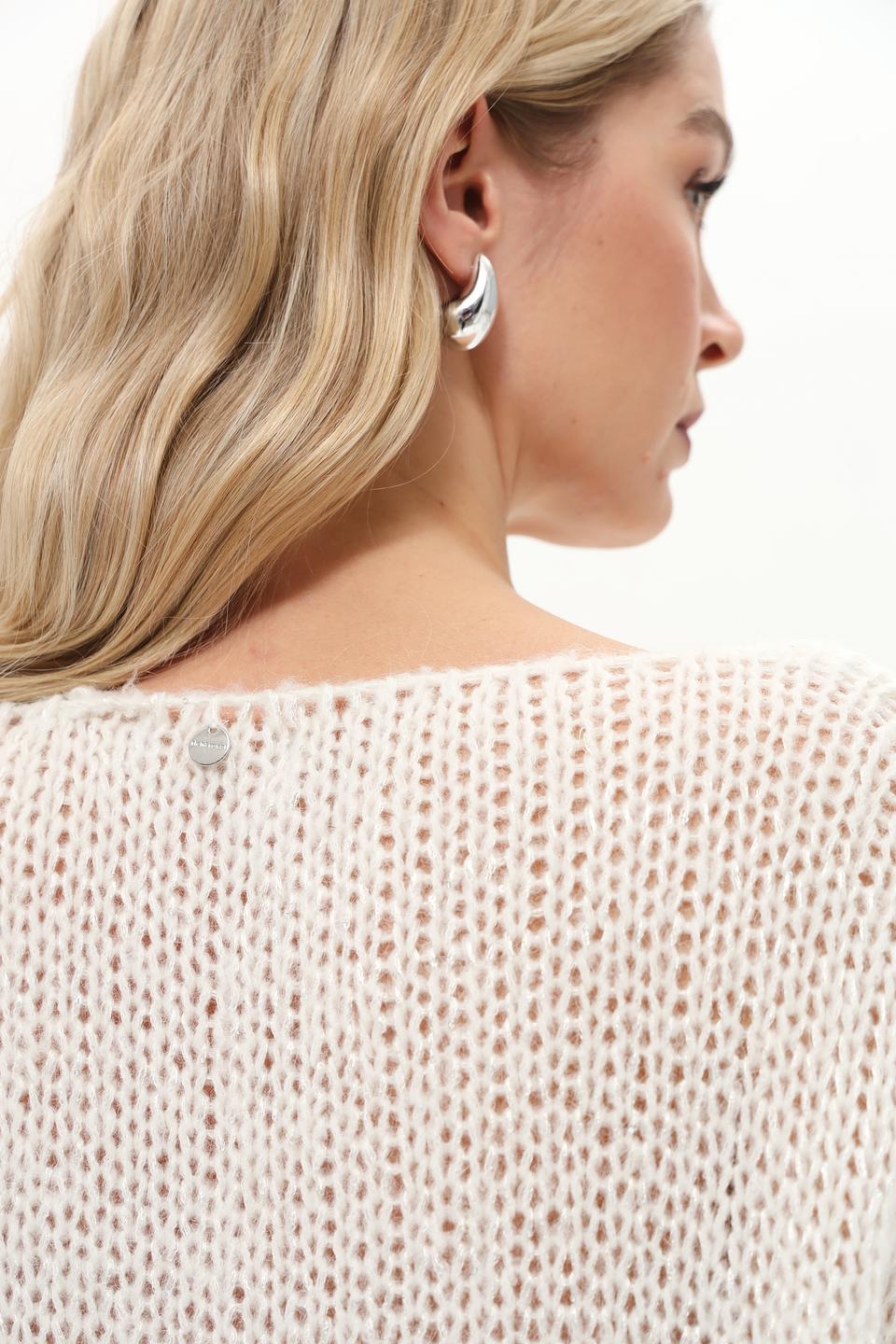 Пуловер Rich and Royal молочный