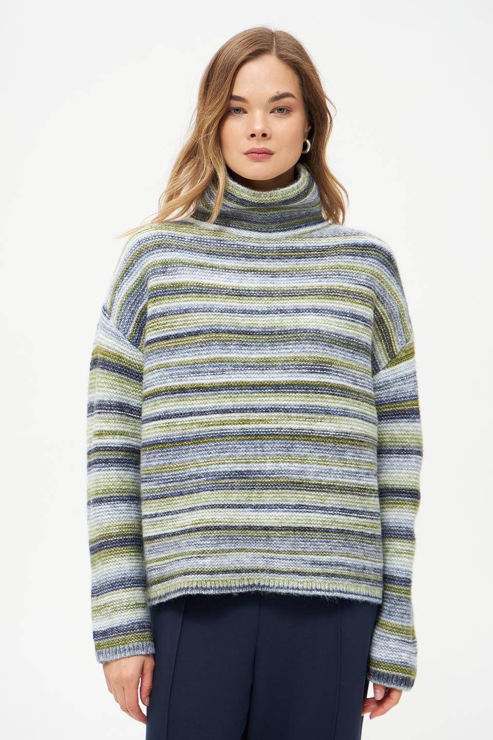 Пуловер Bianca в полоску