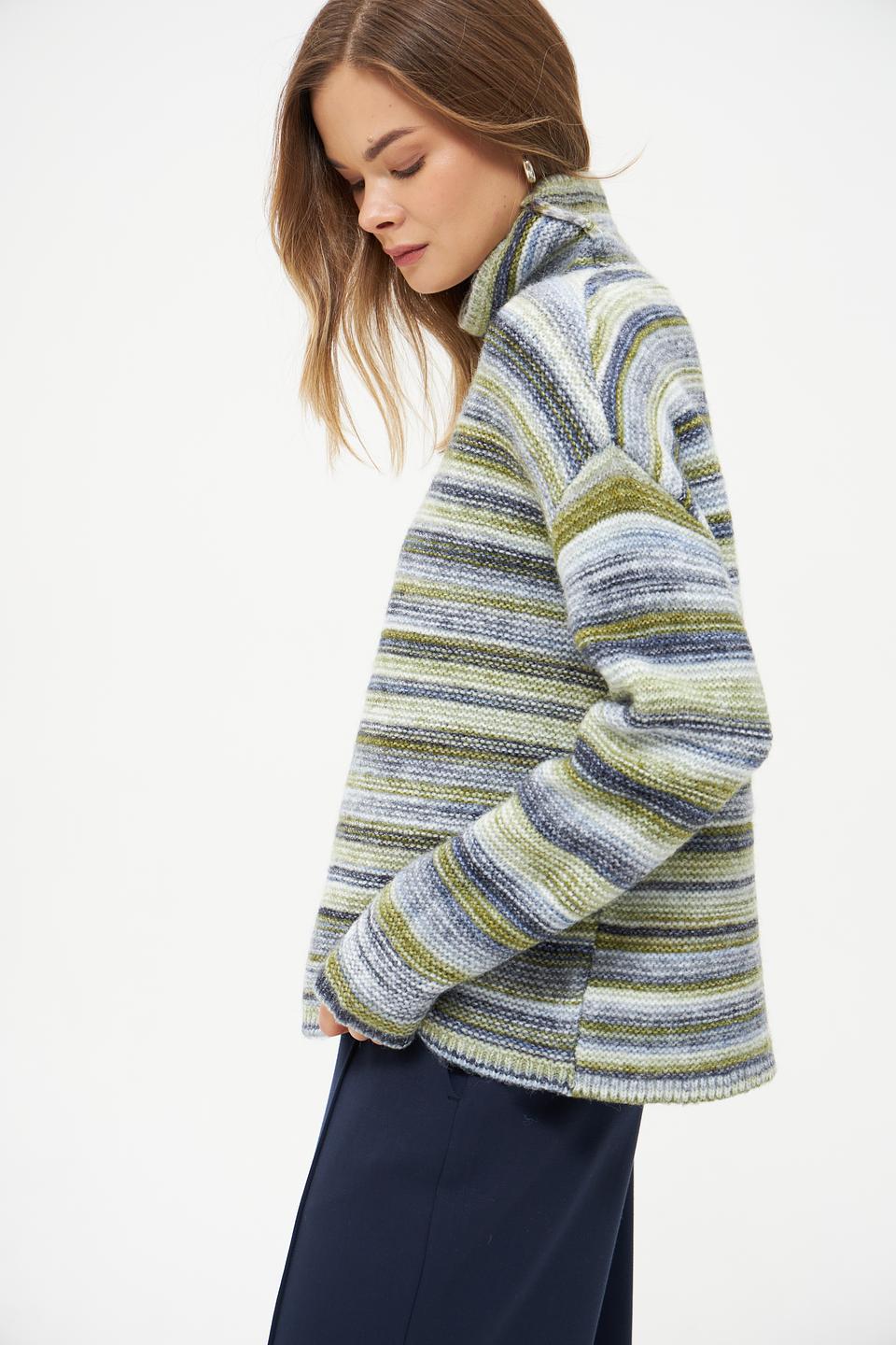 Пуловер Bianca в полоску