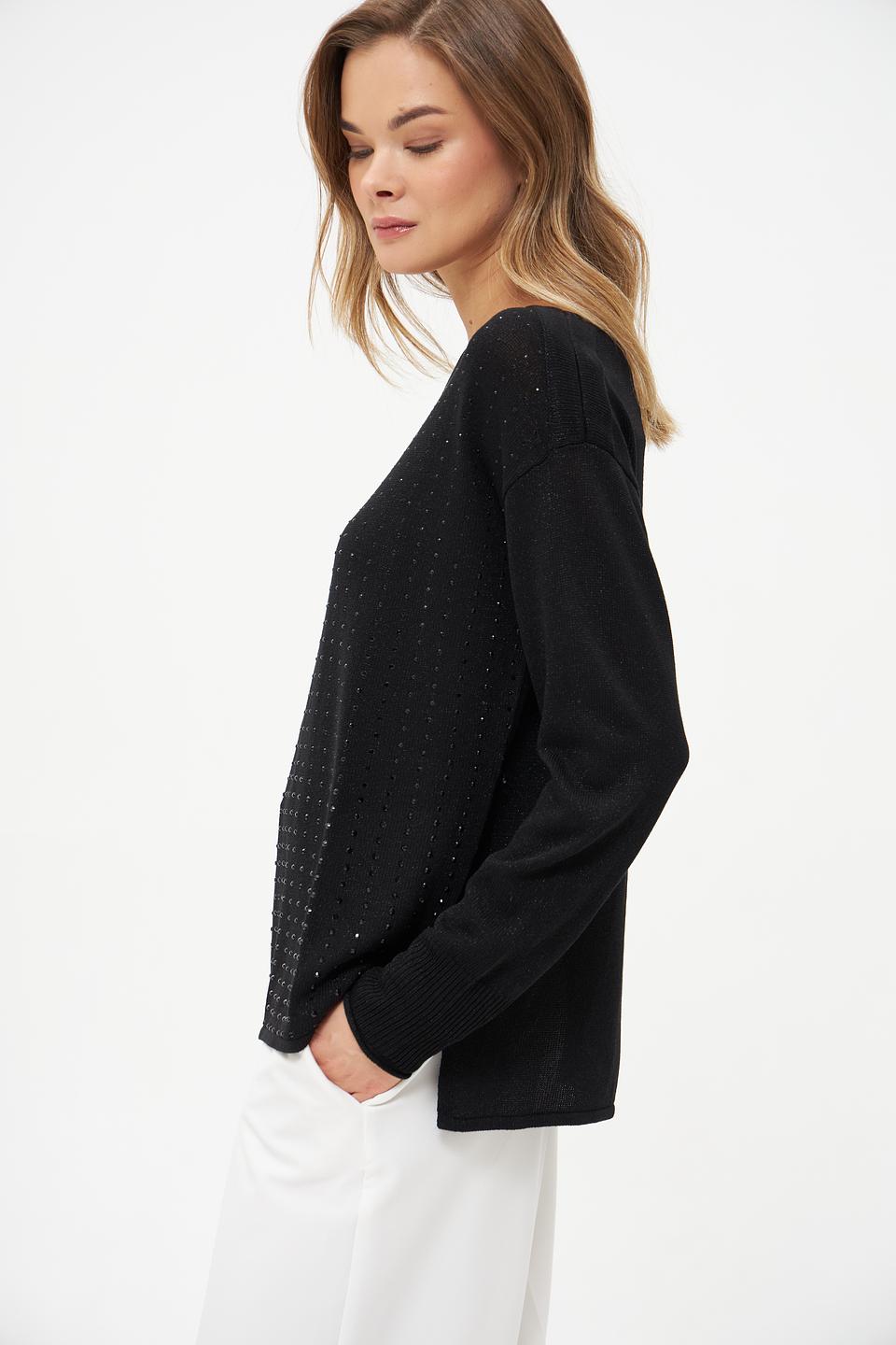 Пуловер Betty Barclay с пайетками чёрный