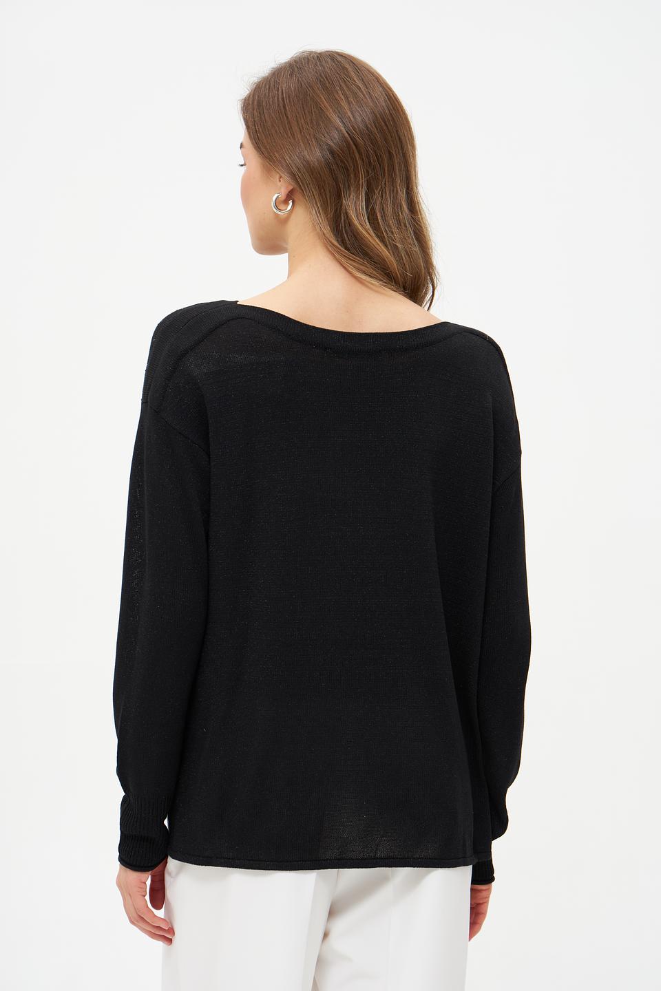 Пуловер Betty Barclay с пайетками чёрный