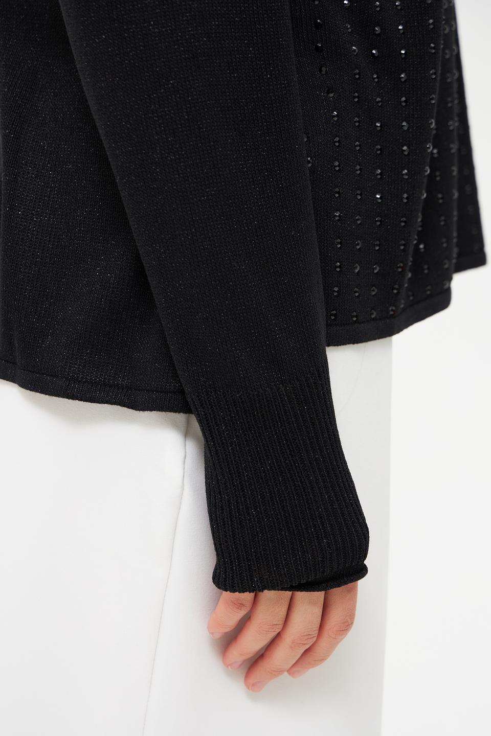 Пуловер Betty Barclay с пайетками чёрный