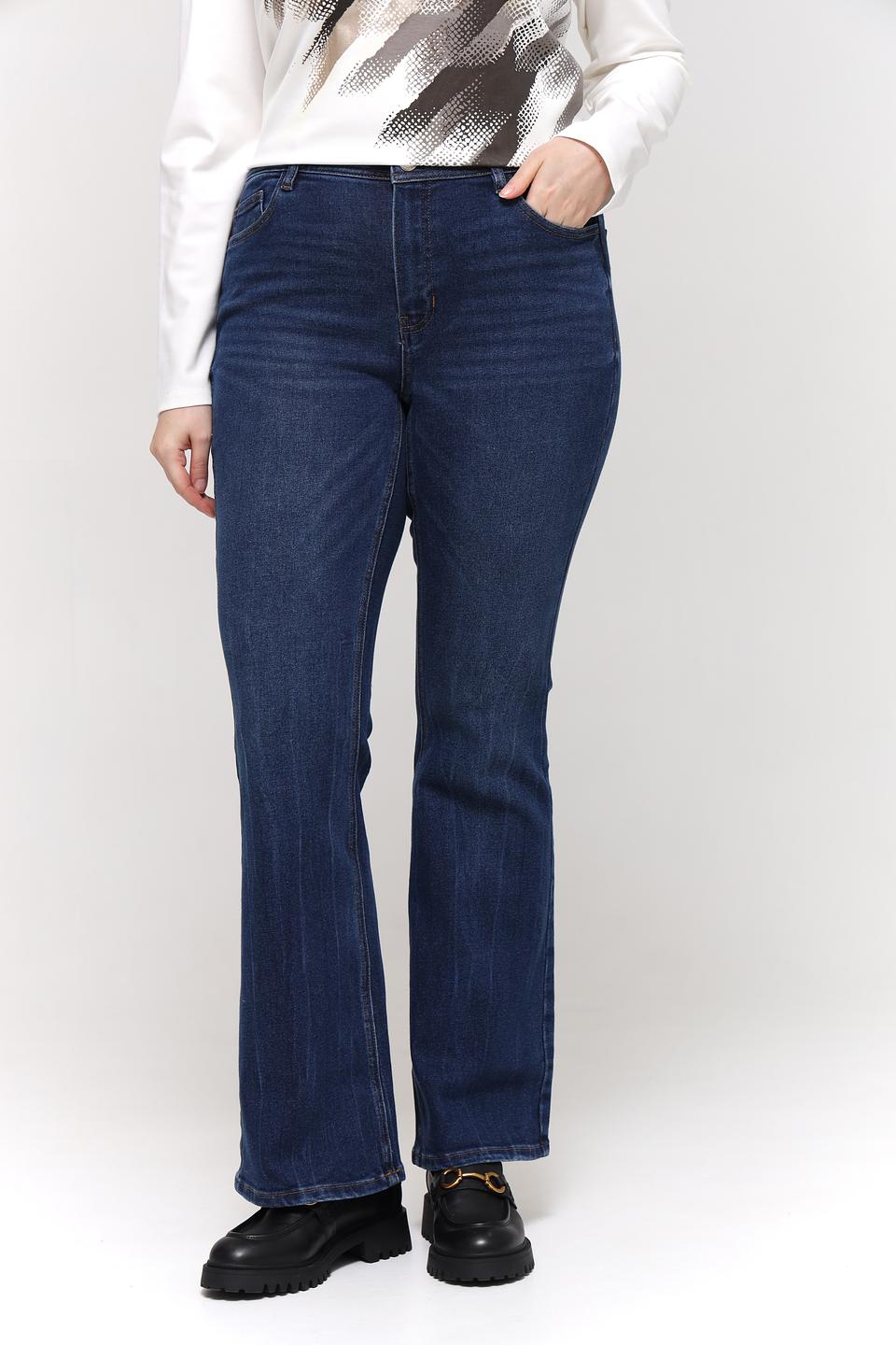 Джинсы Taifun клеш темно-синие