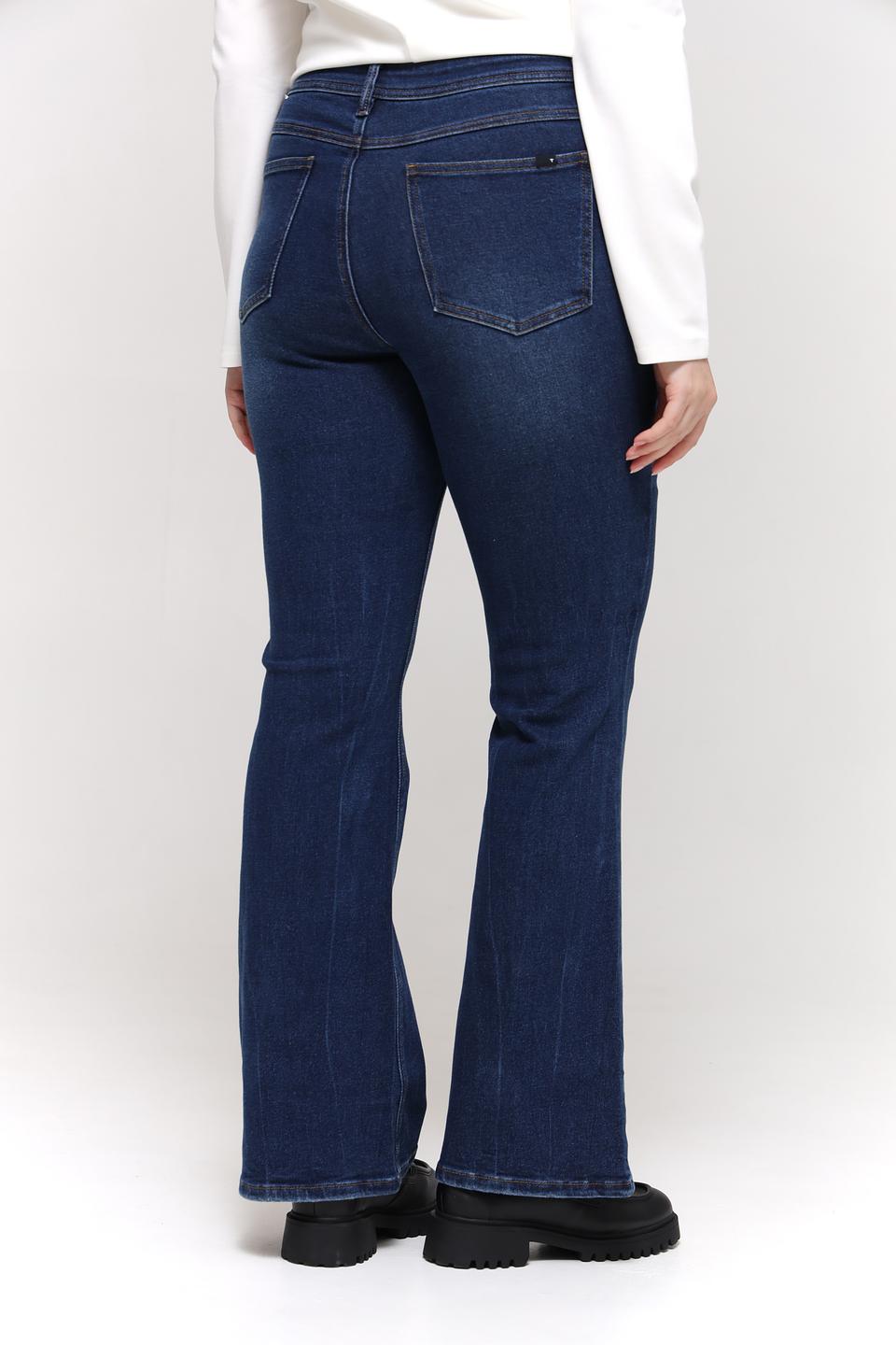 Джинсы Taifun клеш темно-синие