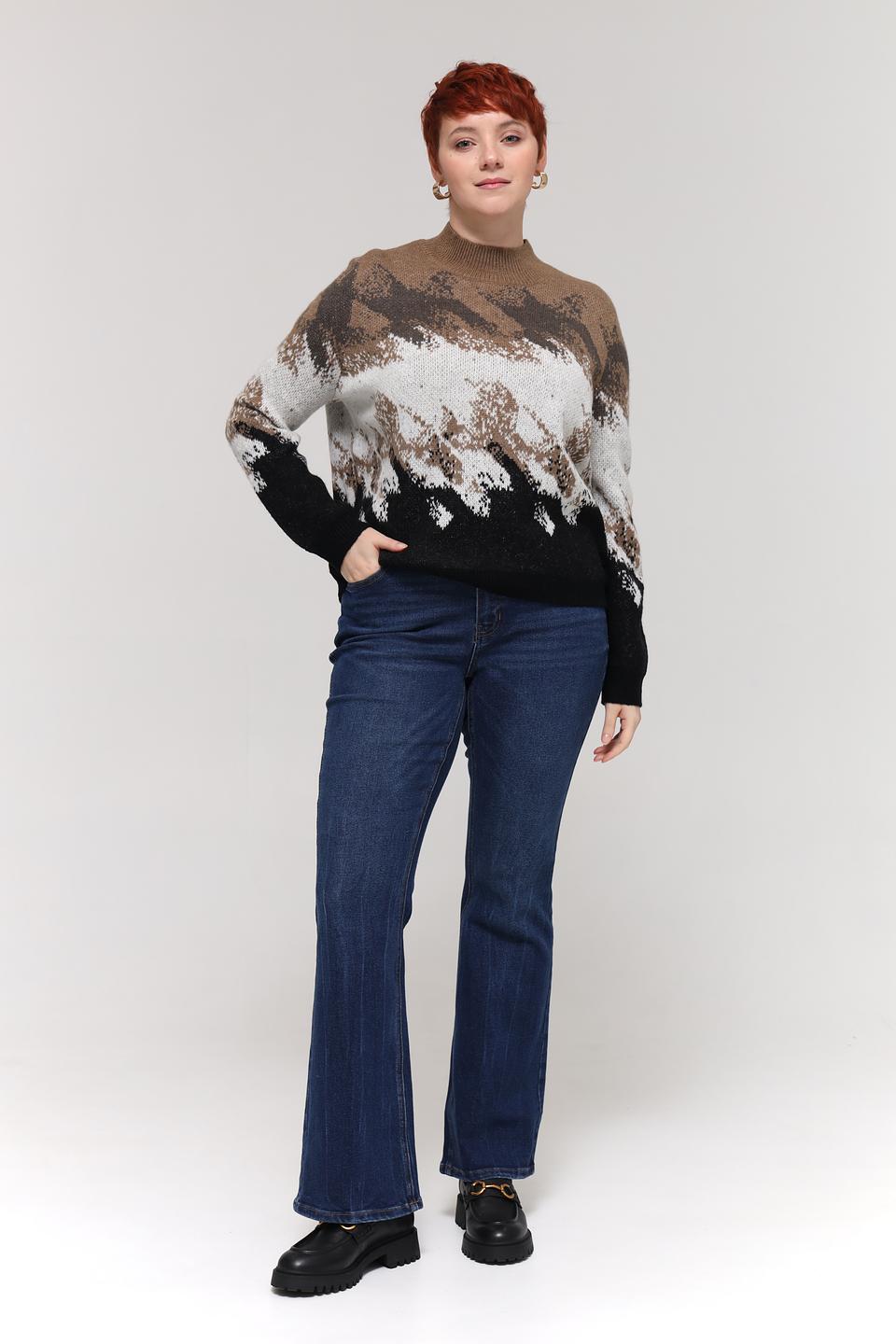 Пуловер Taifun с узором