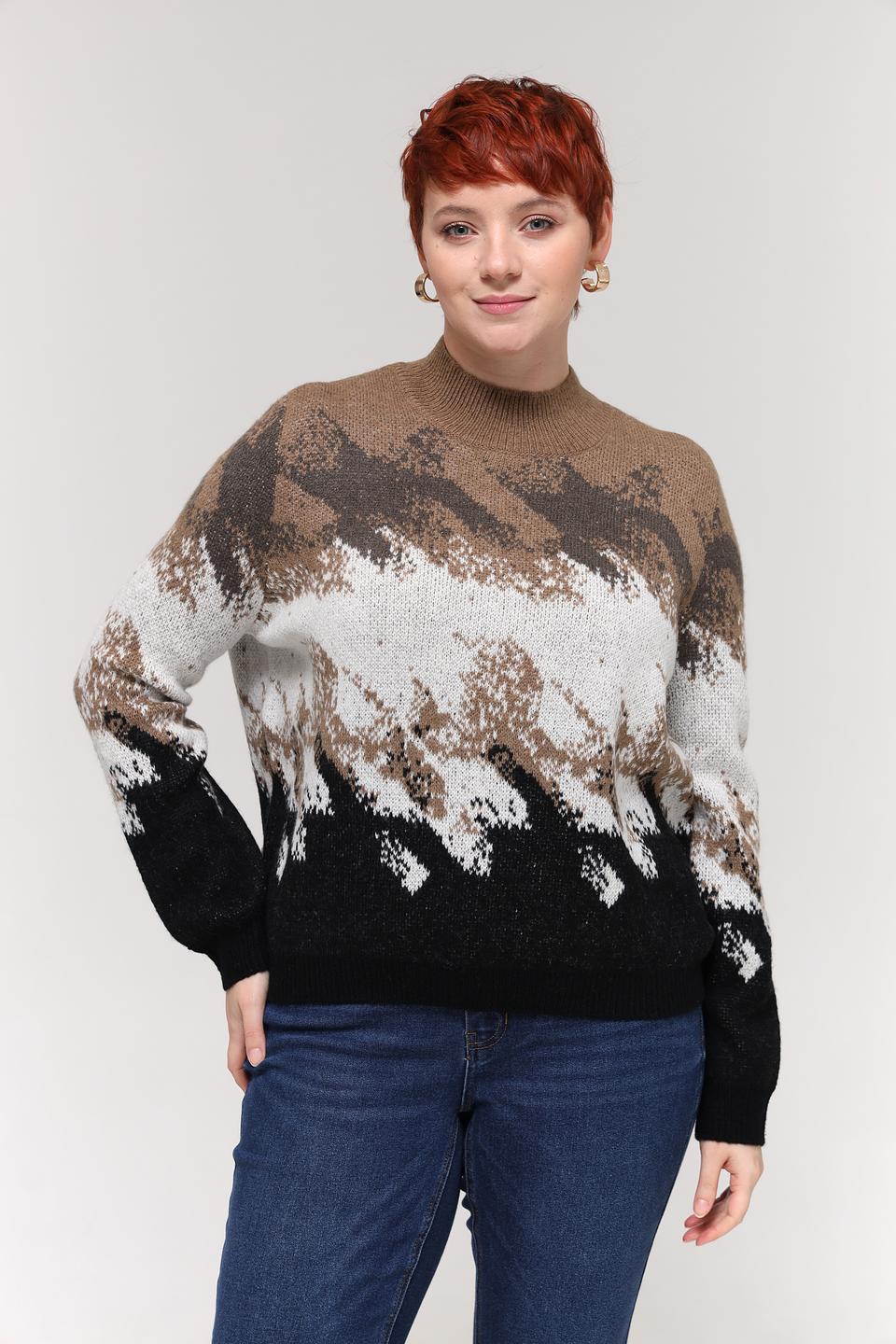 Пуловер Taifun с узором