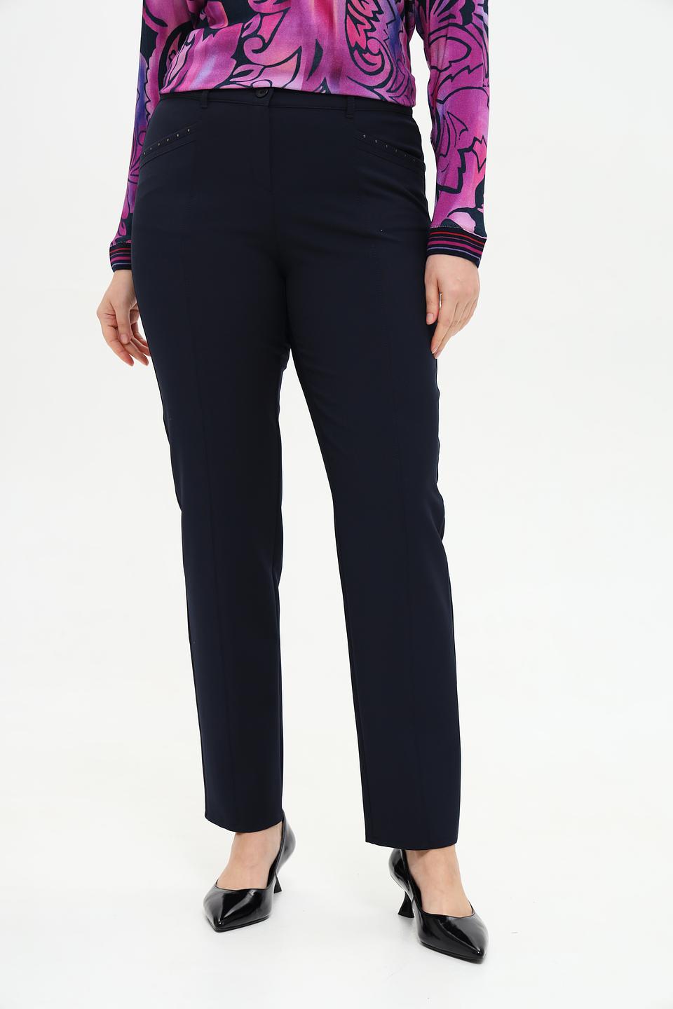 Брюки Frank Walder классические тёмно-синие