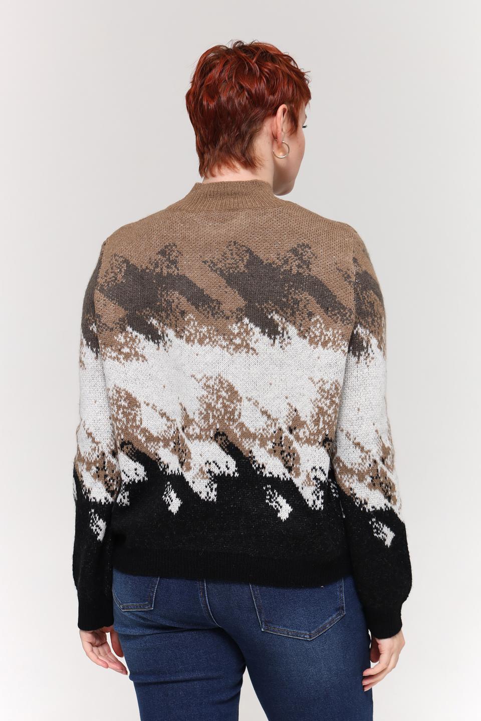Пуловер Taifun с узором